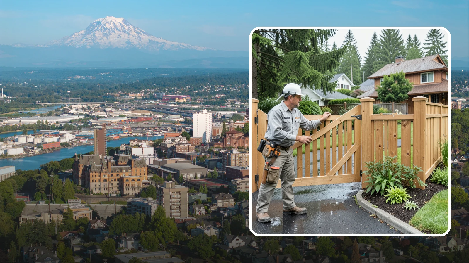 Gate Repair in Tacoma, Pierce County, WA - We fix sagging, sticking, and misaligned gates so they swing and latch cleanly through every rainy Northwest season.