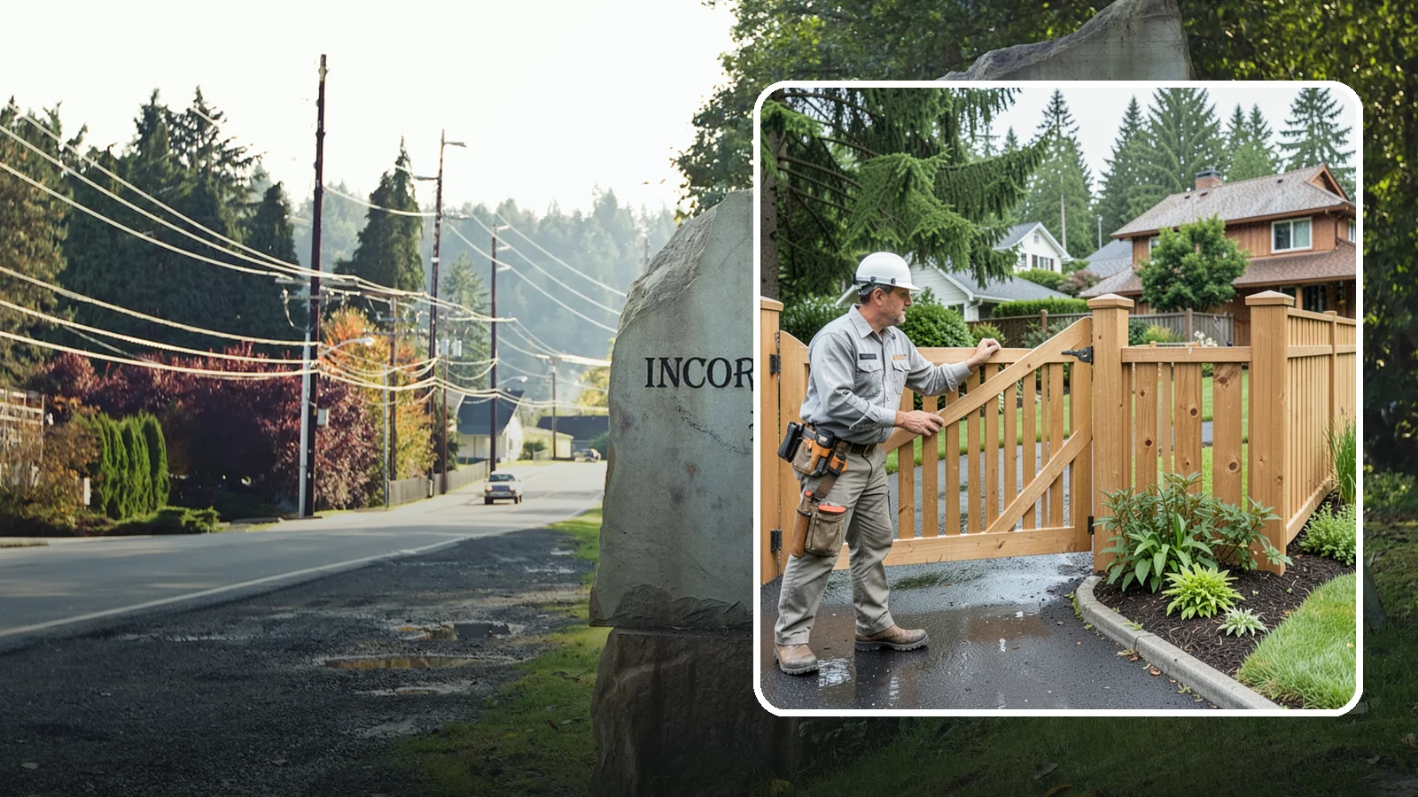 Gate Repair in Wilkeson, Pierce County, WA - We fix sagging, sticking, and misaligned gates so they swing and latch cleanly through every rainy Northwest season.