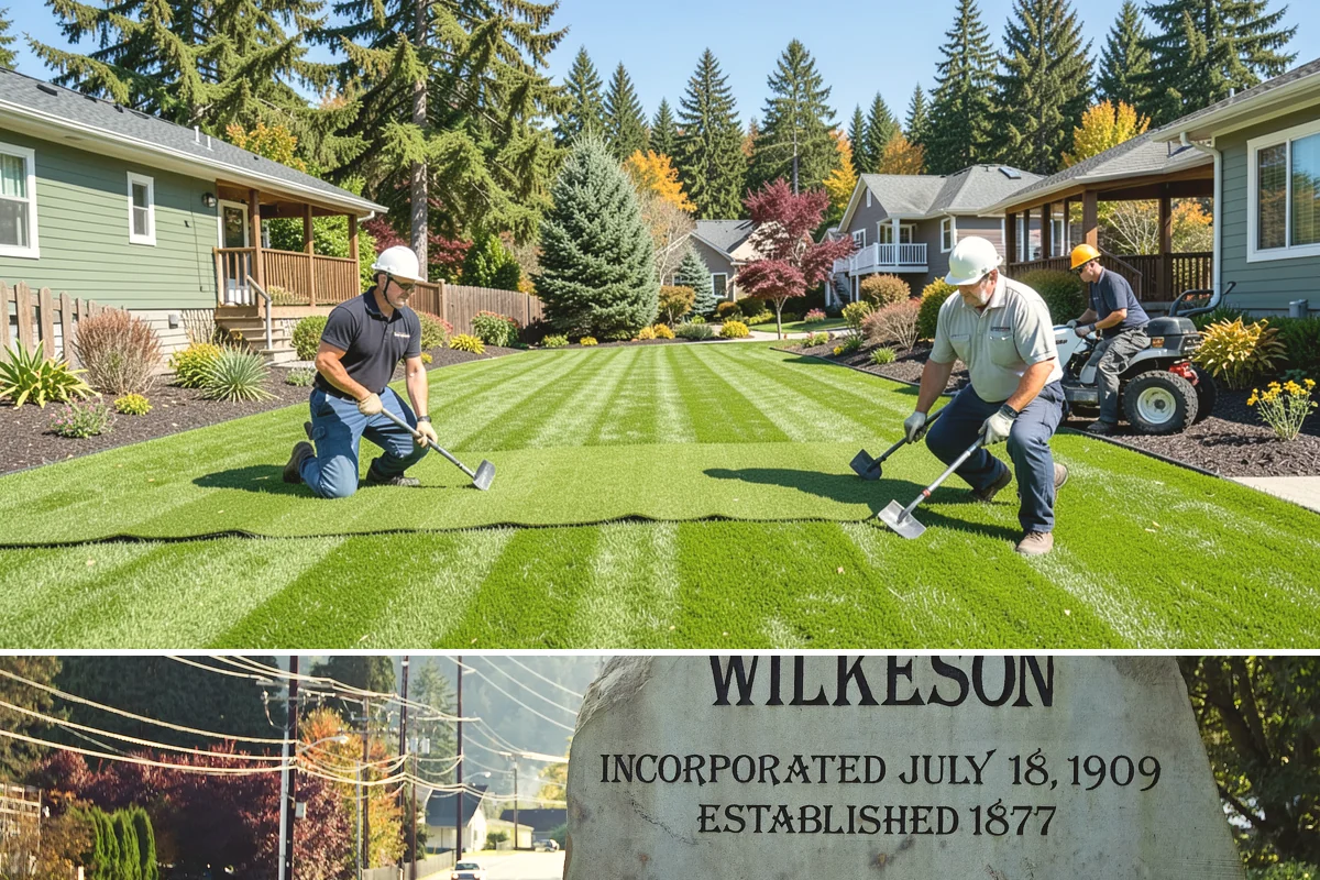 Gate Repair in Wilkeson, Pierce County, WA - We handle gate repairs all year, but drier summer weeks are ideal when a heaved post needs to be reset in fresh concrete.