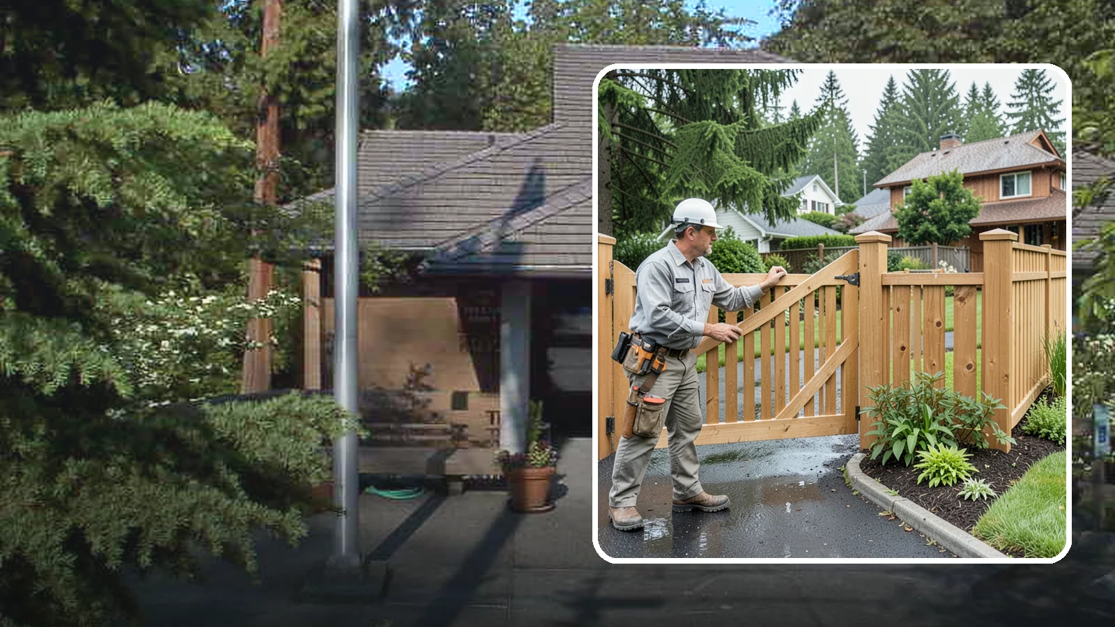 Gate Repair in Yarrow Point, King County, WA - We fix sagging, sticking, and misaligned gates so they swing and latch cleanly through every rainy Northwest season.