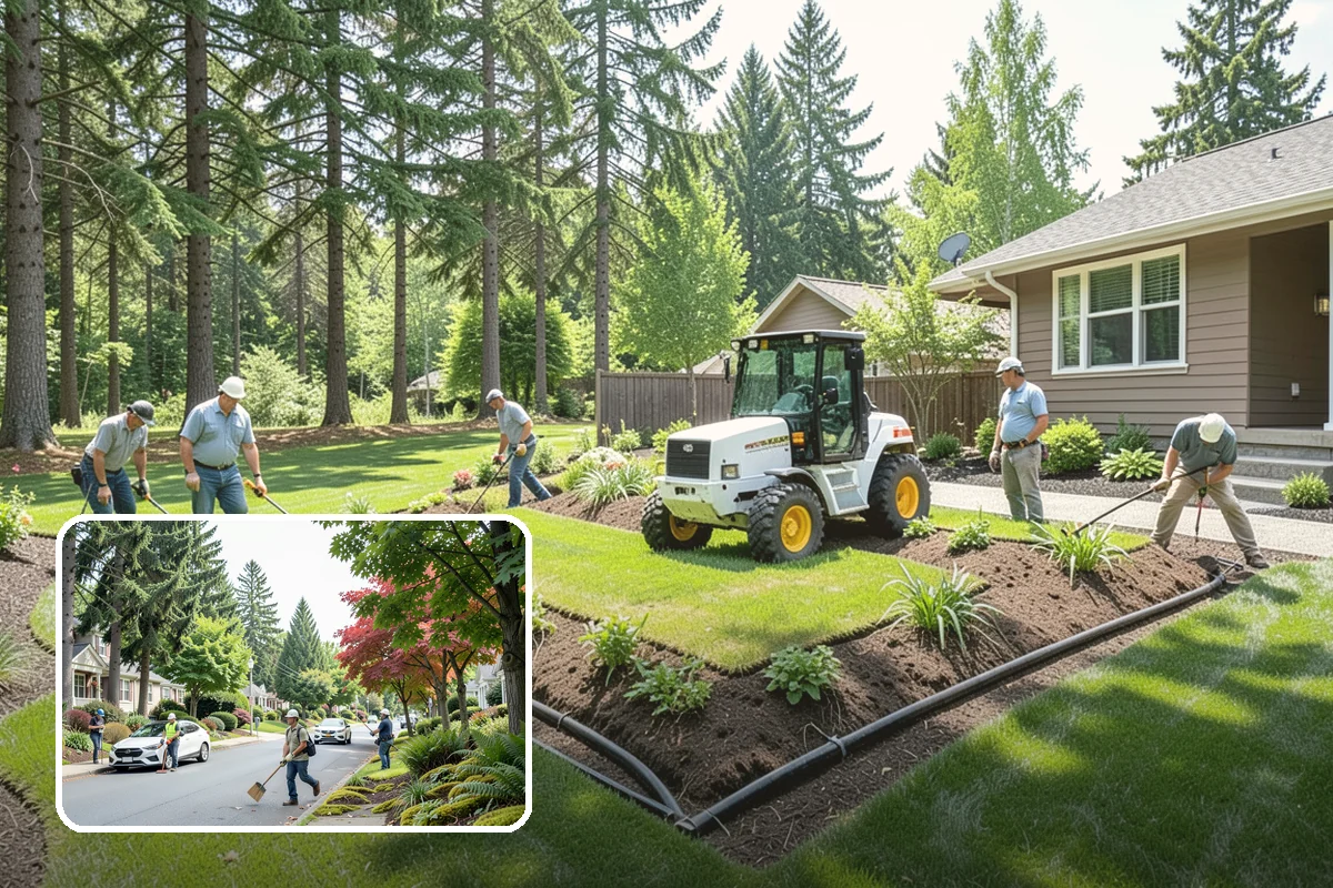Gazebo Installation in Beaux Arts Village, King County, WA - A sheltered garden destination