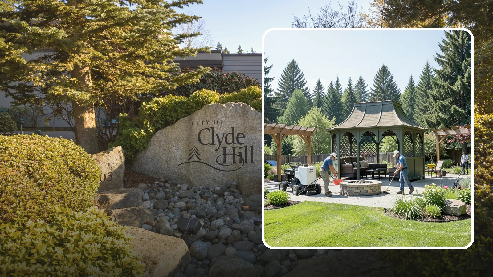 Gazebo Installation in Clyde Hill, King County, WA - Classic gazebos that create a sheltered, elegant destination and focal point in your landscape.