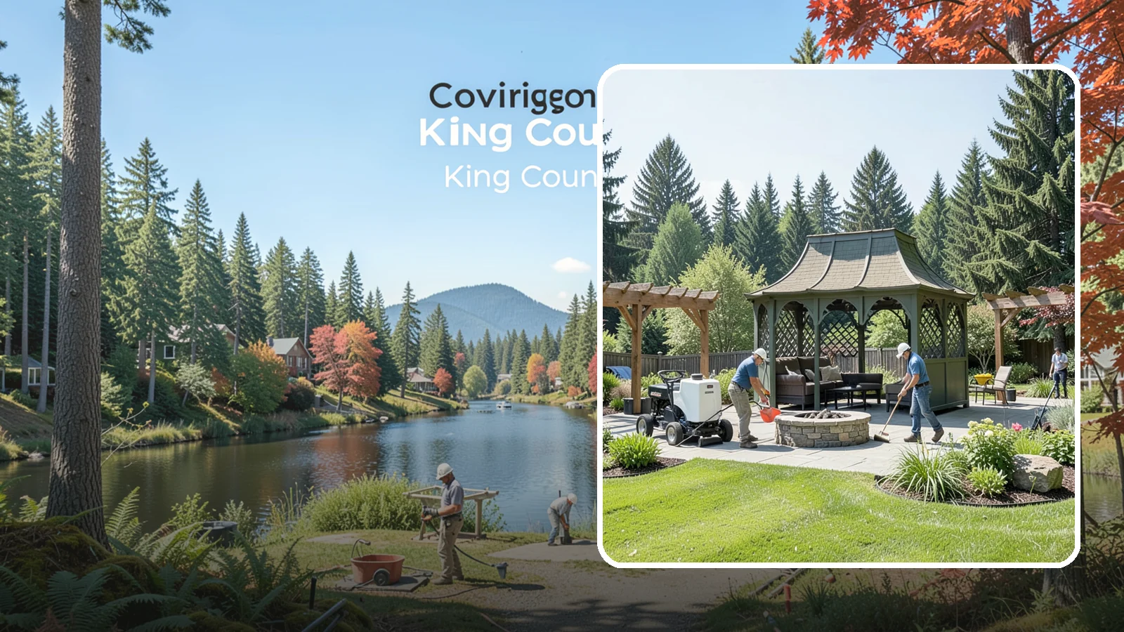 Gazebo Installation in Covington, King County, WA - Classic gazebos that create a sheltered, elegant destination and focal point in your landscape.