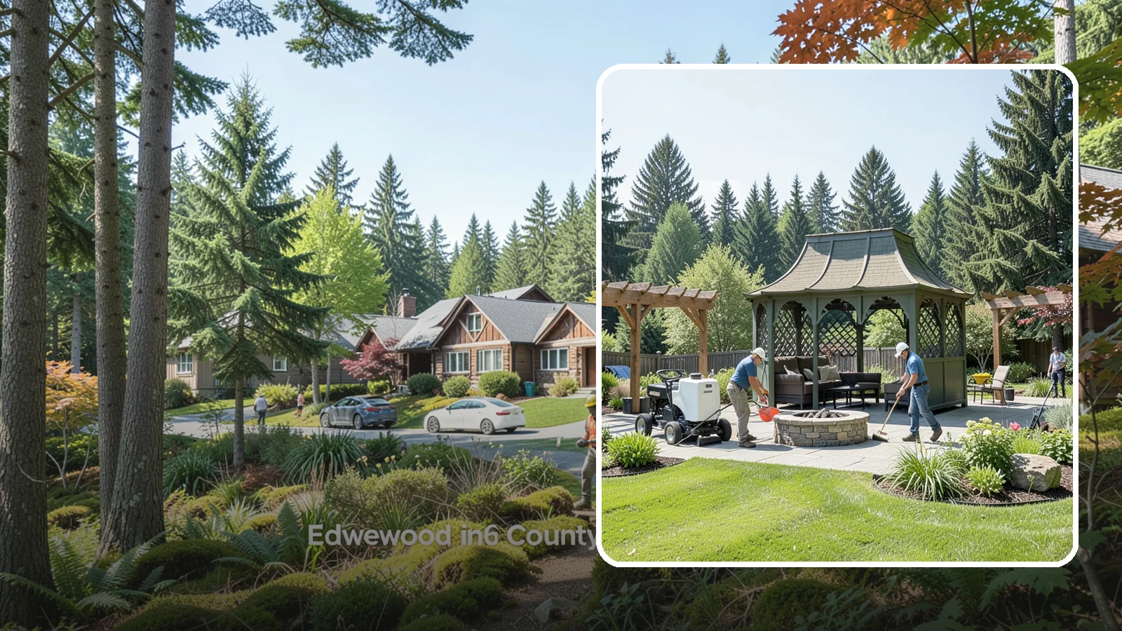 Gazebo Installation in Edgewood, Pierce County, WA - Classic gazebos that create a sheltered, elegant destination and focal point in your landscape.