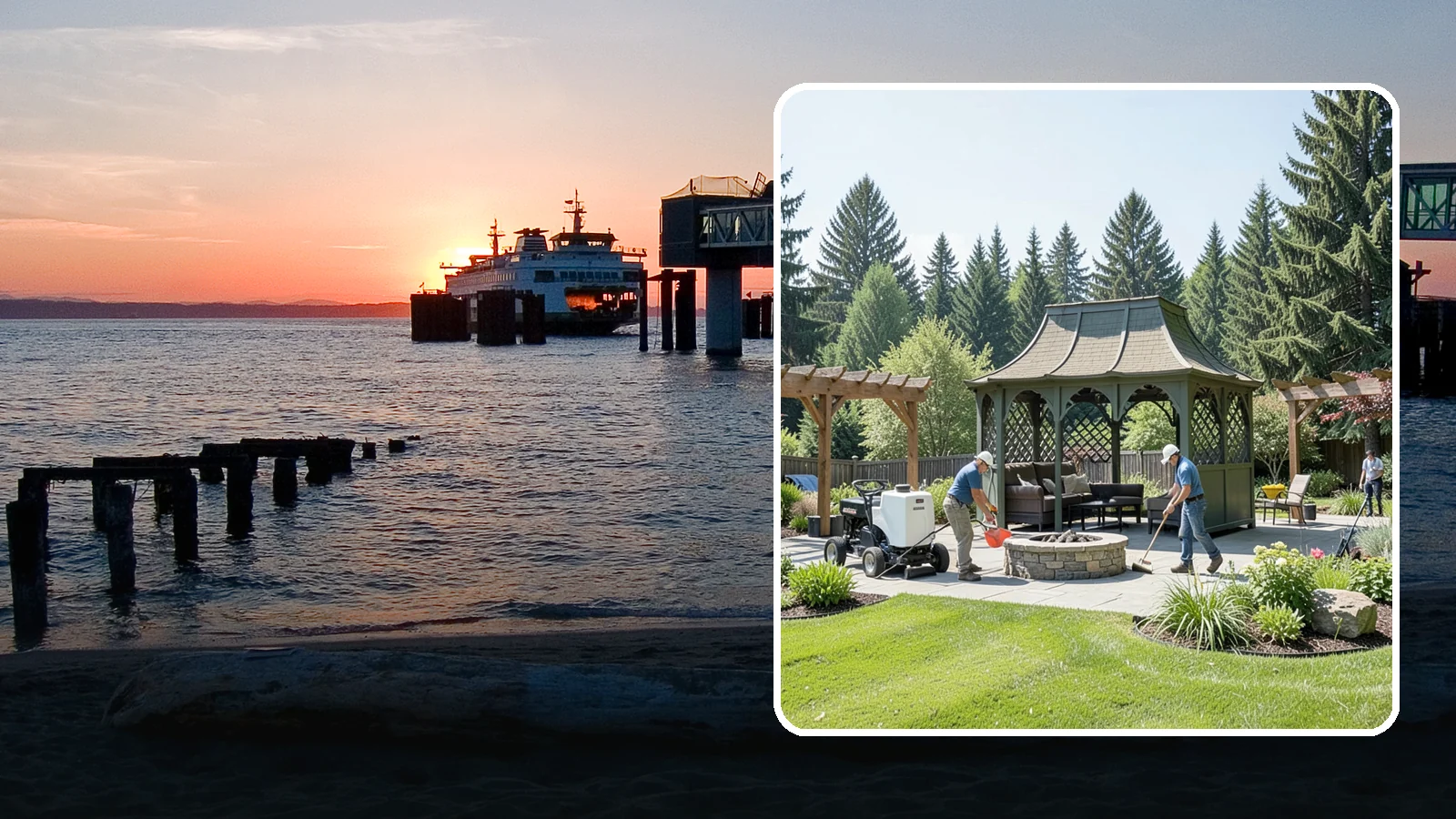 Gazebo Installation in Edmonds, Snohomish County, WA - Classic gazebos that create a sheltered, elegant destination and focal point in your landscape.