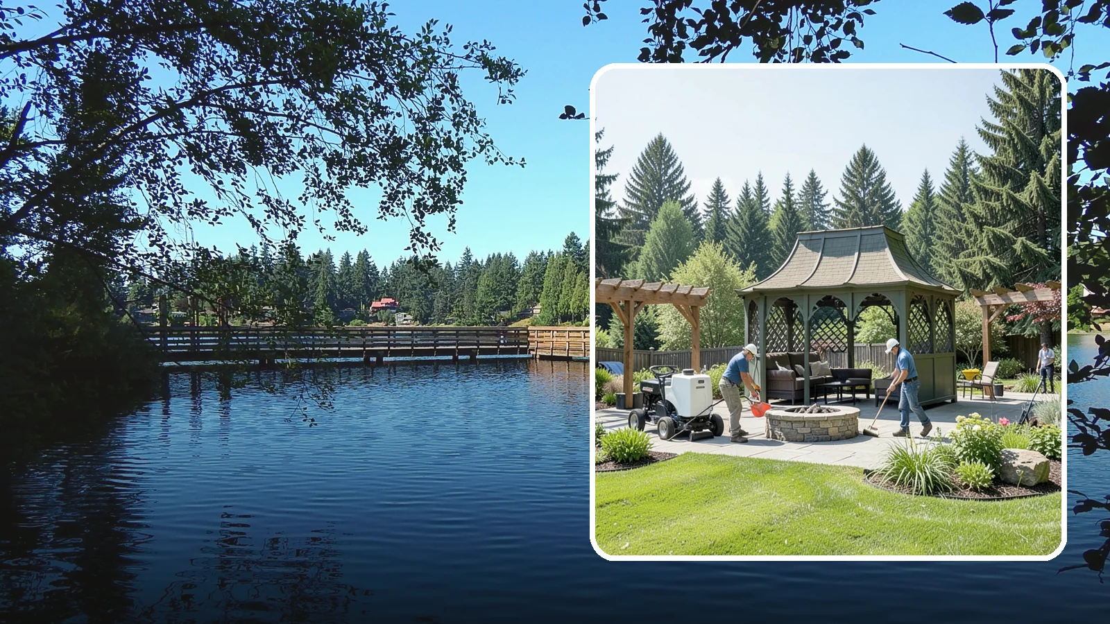 Gazebo Installation in Federal Way, King County, WA - Classic gazebos that create a sheltered, elegant destination and focal point in your landscape.