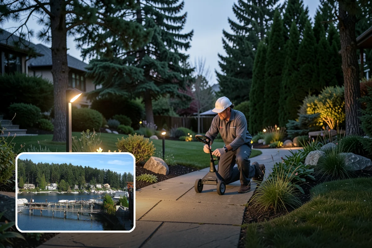 Gazebo Installation in Gig Harbor, Pierce County, WA - A sheltered garden destination