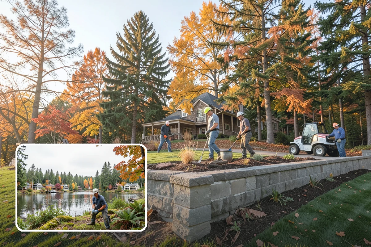 Gazebo Installation in La Conner, Skagit County, WA - A sheltered garden destination