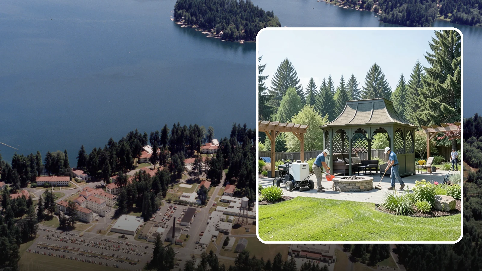 Gazebo Installation in Lakewood, Pierce County, WA - Classic gazebos that create a sheltered, elegant destination and focal point in your landscape.