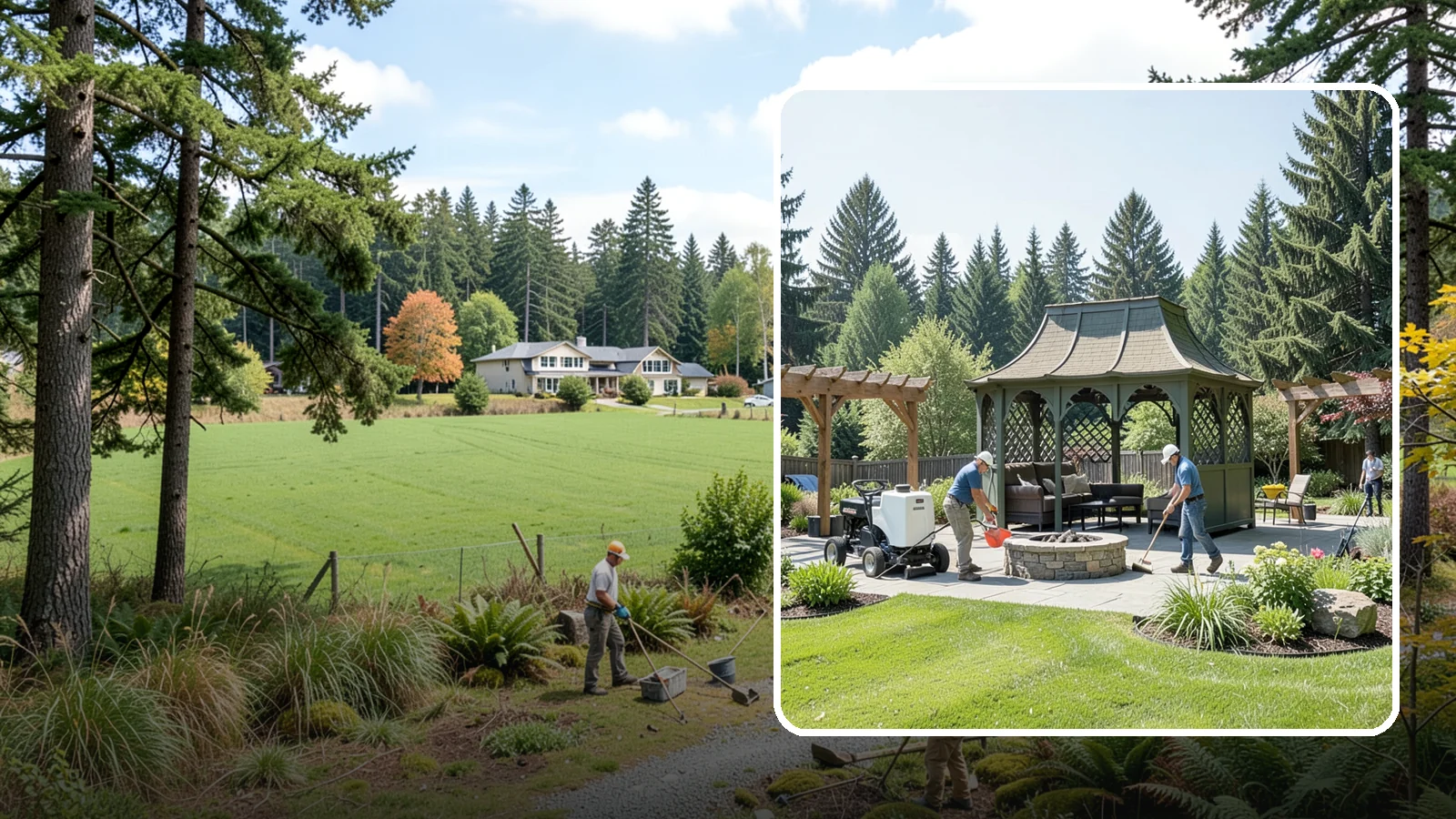 Gazebo Installation in Lyman, Skagit County, WA - Classic gazebos that create a sheltered, elegant destination and focal point in your landscape.