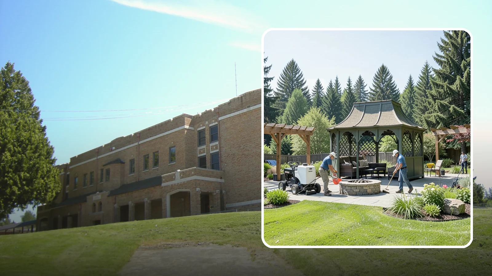 Gazebo Installation in Maple Valley, King County, WA - Classic gazebos that create a sheltered, elegant destination and focal point in your landscape.