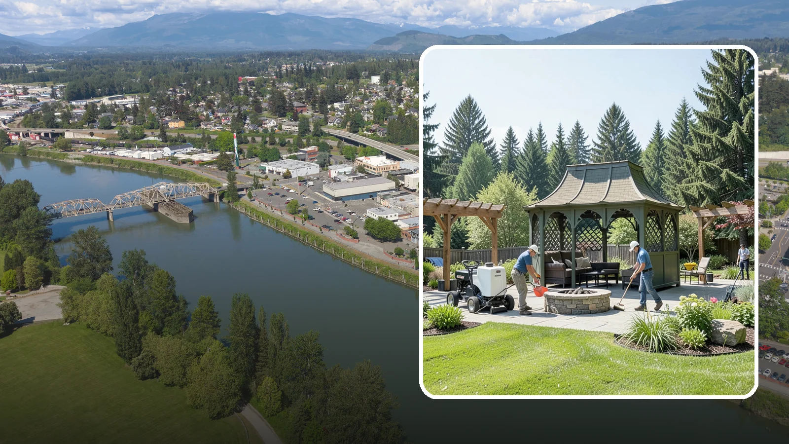Gazebo Installation in Mount Vernon, Skagit County, WA - Classic gazebos that create a sheltered, elegant destination and focal point in your landscape.