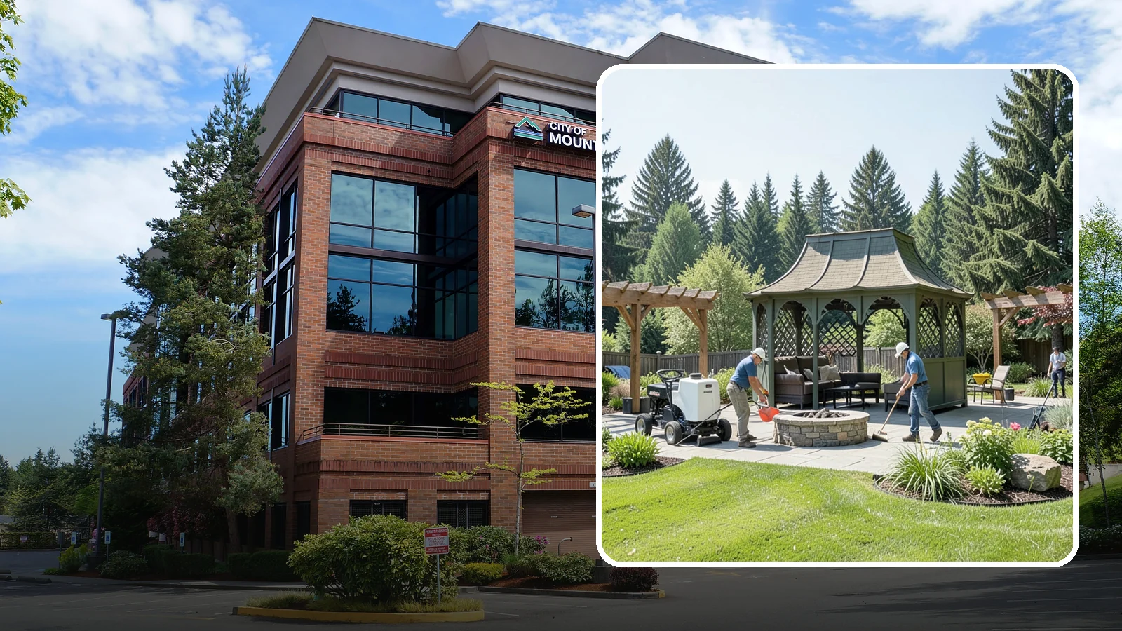 Gazebo Installation in Mountlake Terrace, Snohomish County, WA - Classic gazebos that create a sheltered, elegant destination and focal point in your landscape.