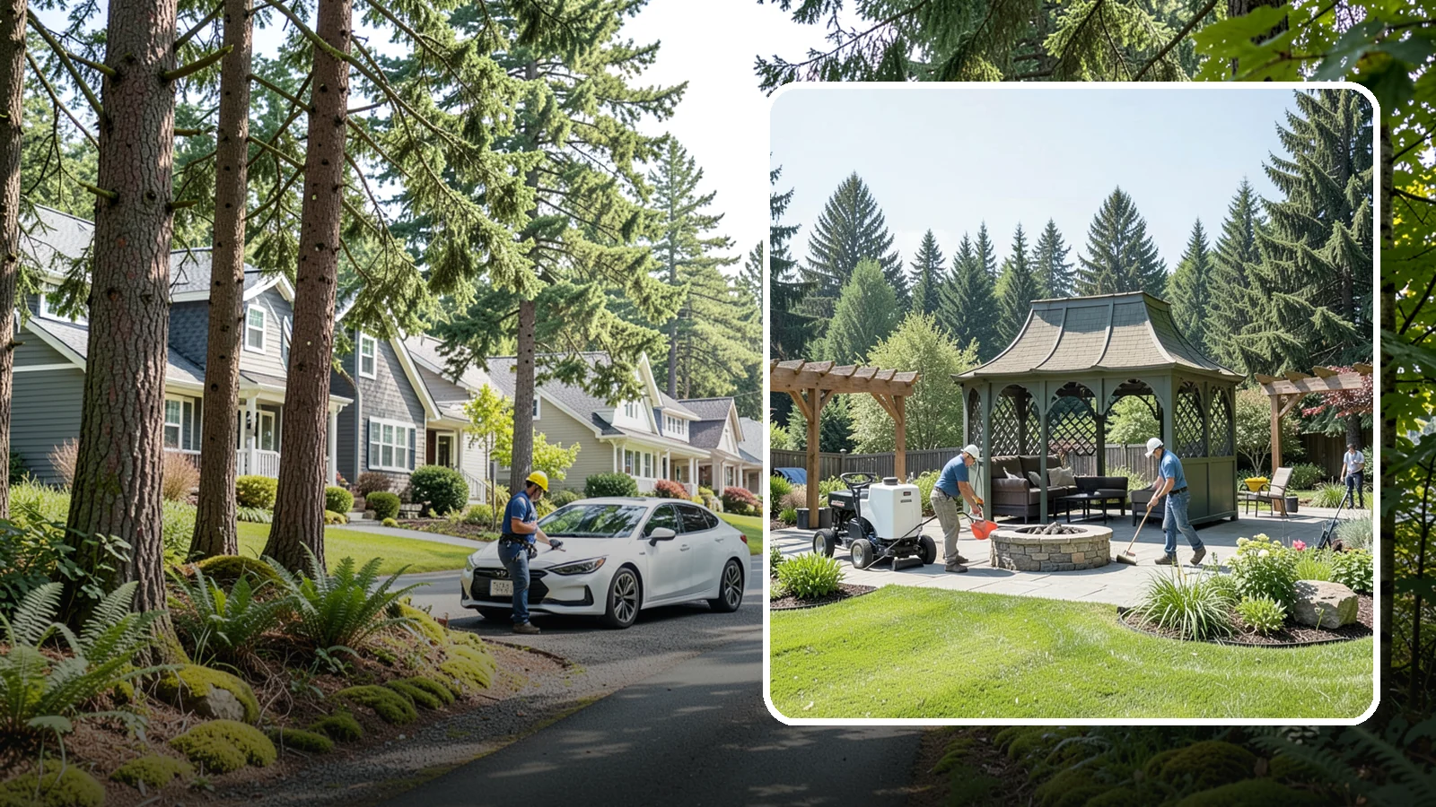 Gazebo Installation in Normandy Park, King County, WA - Classic gazebos that create a sheltered, elegant destination and focal point in your landscape.