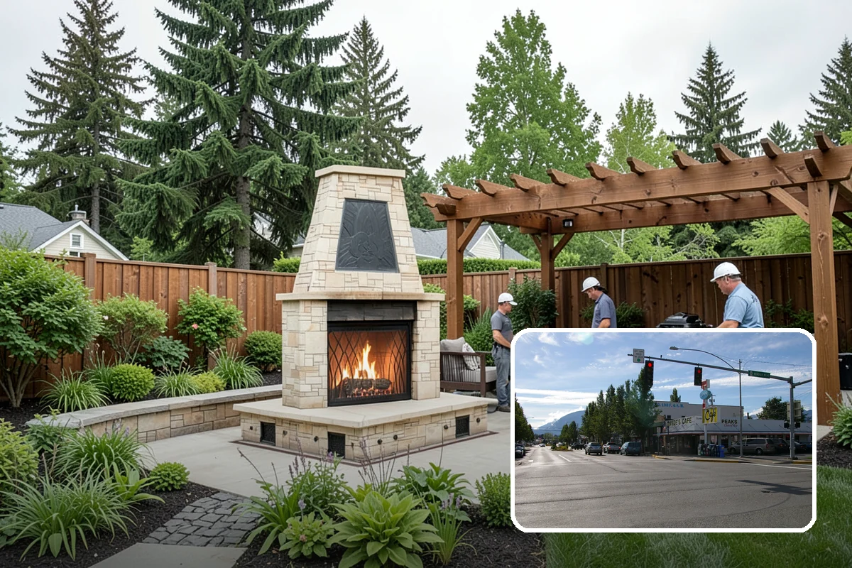 Gazebo Installation in North Bend, King County, WA - A sheltered garden destination