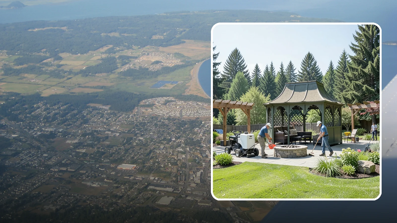 Gazebo Installation in Oak Harbor, Island County, WA - Classic gazebos that create a sheltered, elegant destination and focal point in your landscape.