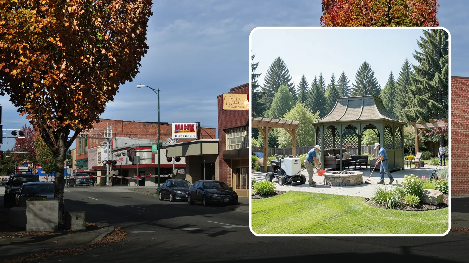 Gazebo Installation in Puyallup, Pierce County, WA - Classic gazebos that create a sheltered, elegant destination and focal point in your landscape.