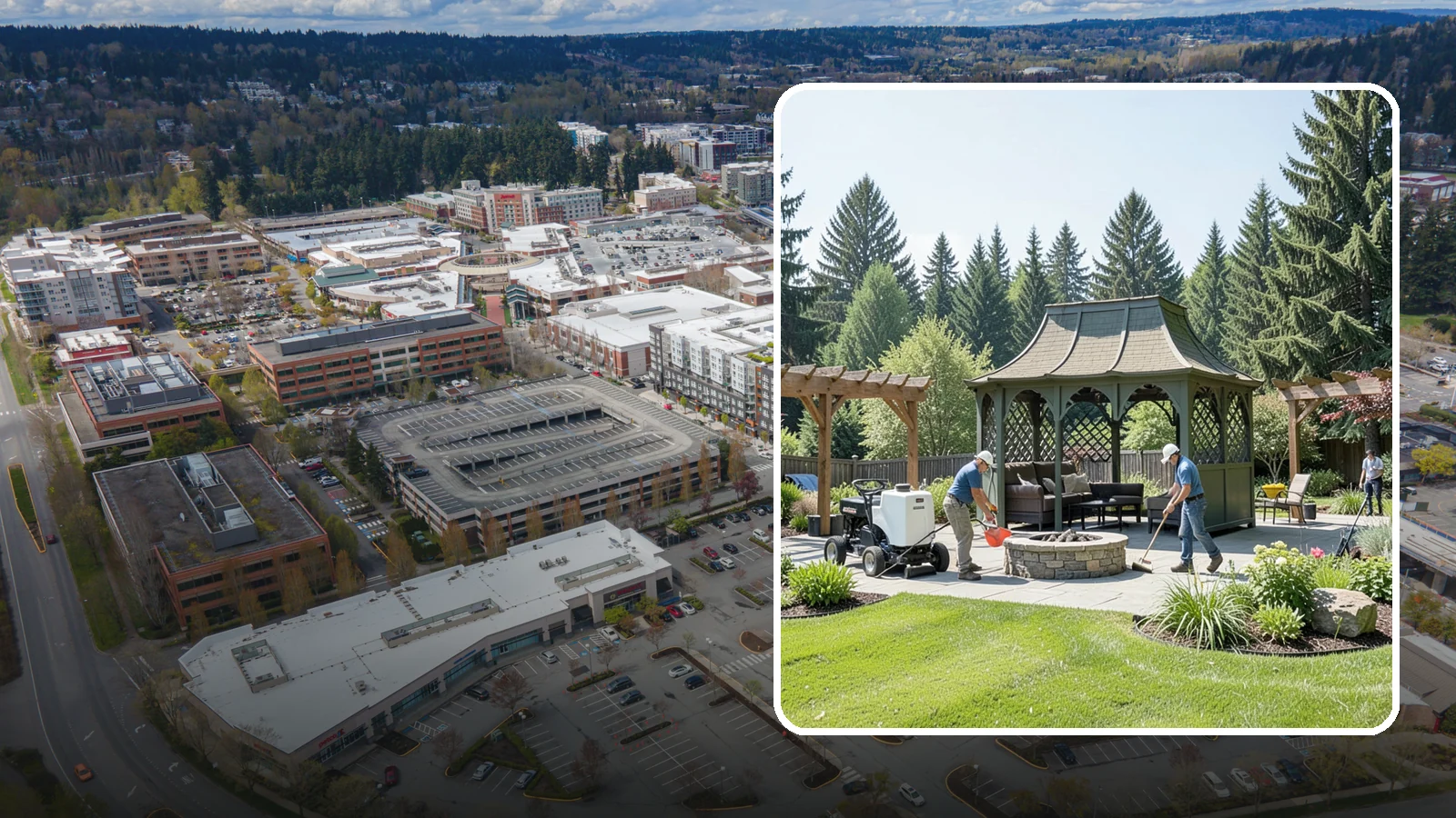 Gazebo Installation in Redmond, King County, WA - Classic gazebos that create a sheltered, elegant destination and focal point in your landscape.