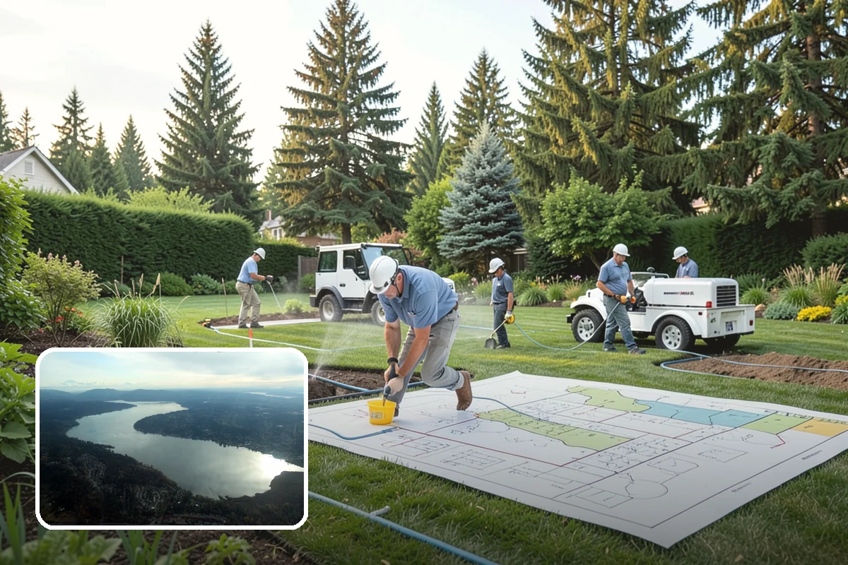 Gazebo Installation in Sammamish, King County, WA - A sheltered garden destination