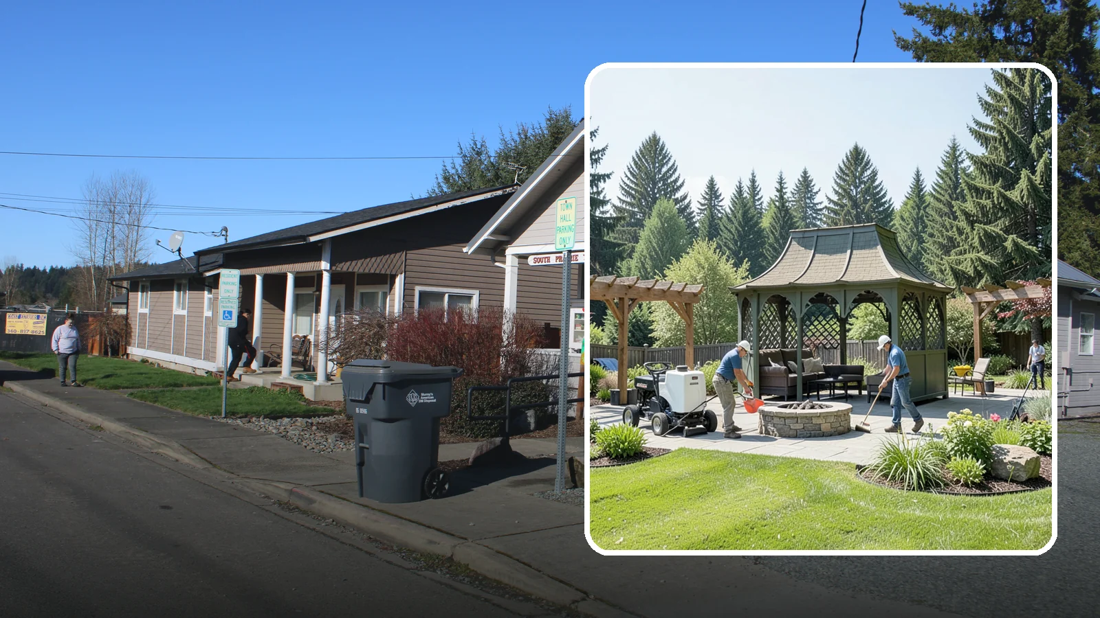 Gazebo Installation in South Prairie, Pierce County, WA - Classic gazebos that create a sheltered, elegant destination and focal point in your landscape.
