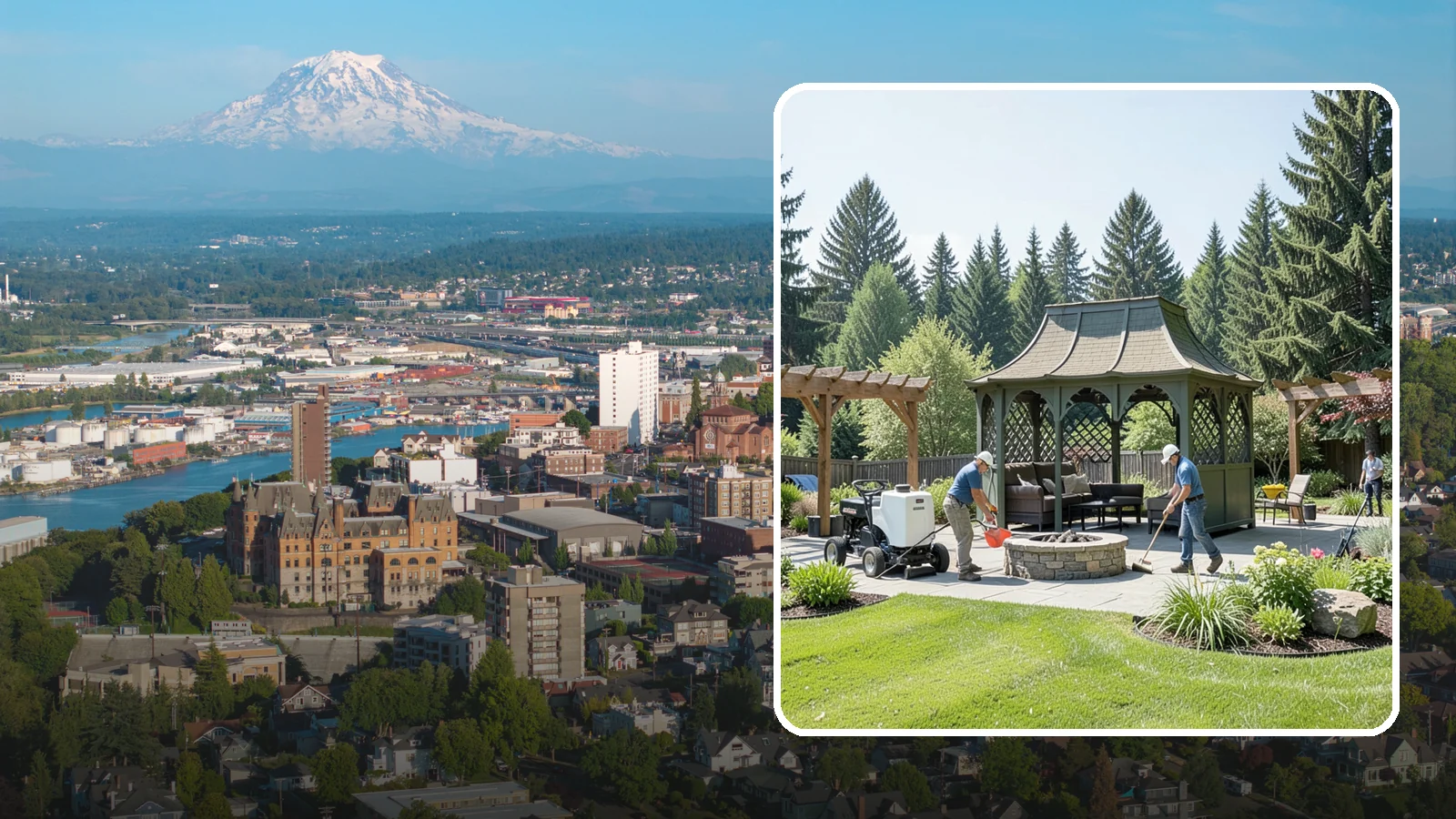 Gazebo Installation in Tacoma, Pierce County, WA - Classic gazebos that create a sheltered, elegant destination and focal point in your landscape.