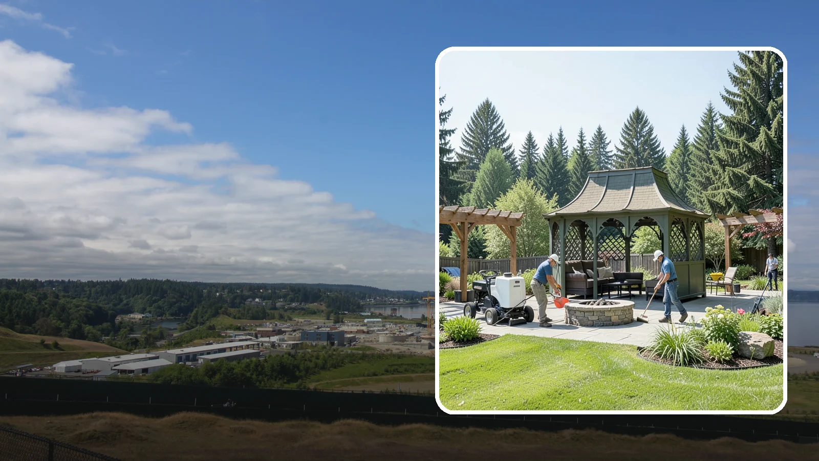 Gazebo Installation in University Place, Pierce County, WA - Classic gazebos that create a sheltered, elegant destination and focal point in your landscape.