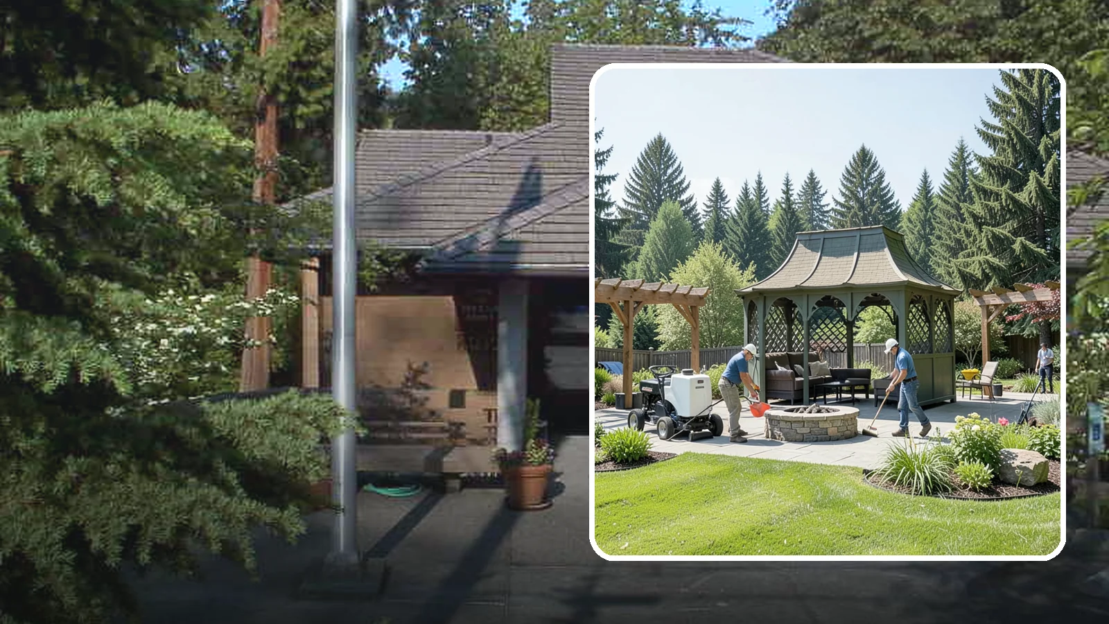 Gazebo Installation in Yarrow Point, King County, WA - Classic gazebos that create a sheltered, elegant destination and focal point in your landscape.