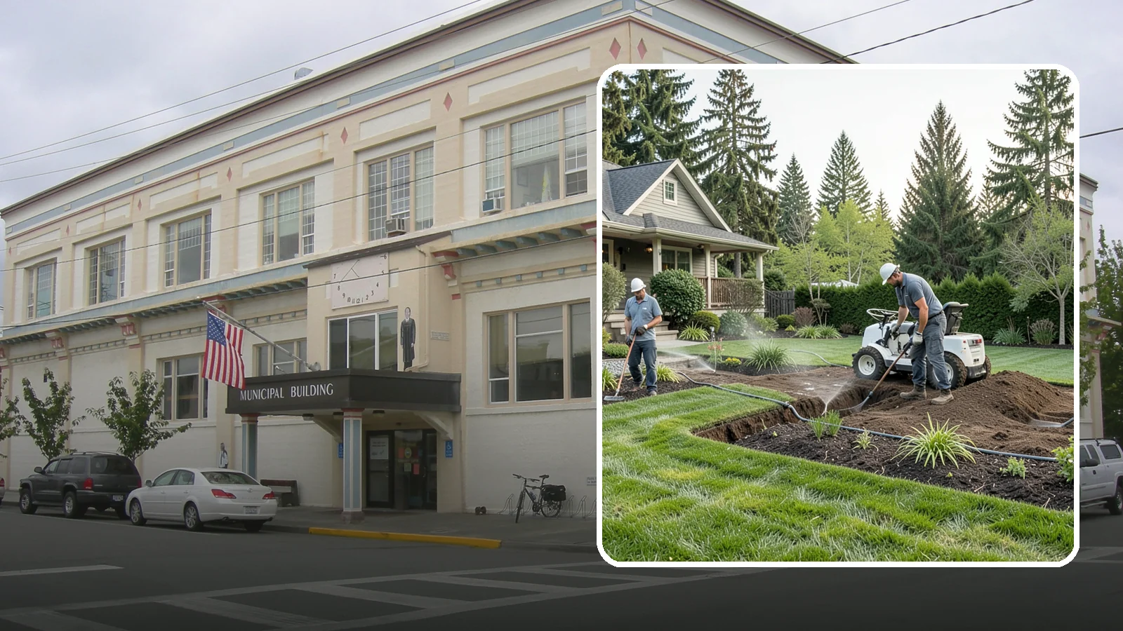 Grading for Drainage in Anacortes, Skagit County, WA - Targeted grading that reshapes the ground to move water away from your home and eliminate wet spots.