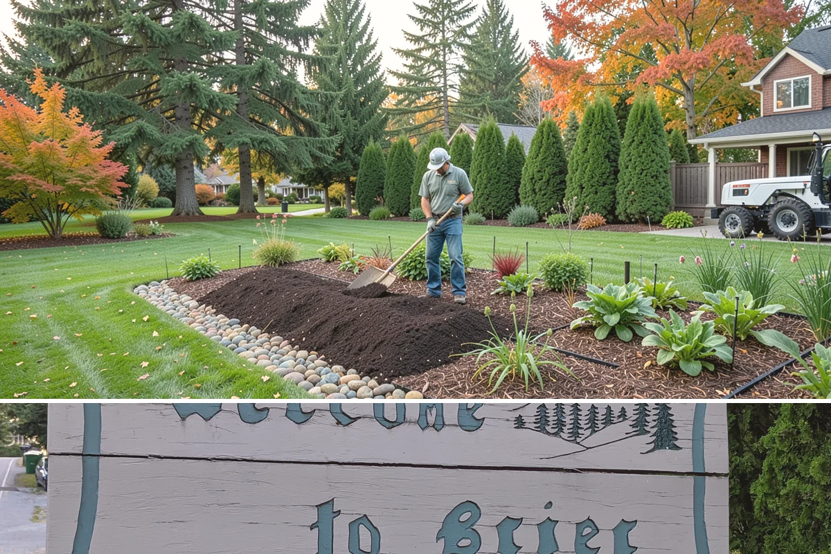 Grading for Drainage in Brier, Snohomish County, WA - Best done in drier conditions.