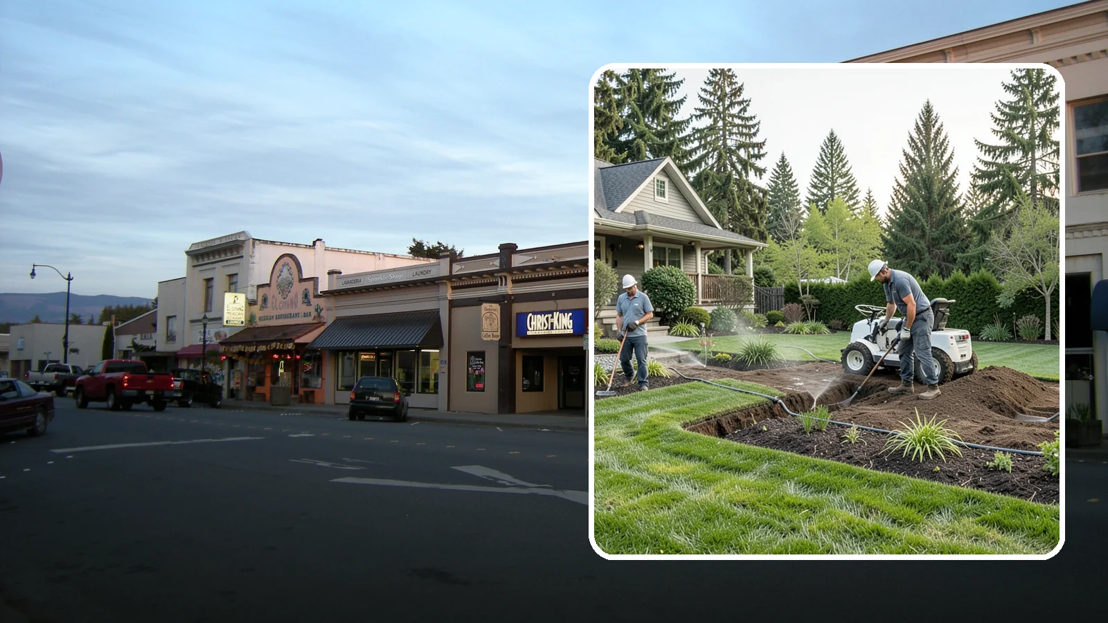 Grading for Drainage in Burlington, Skagit County, WA - Targeted grading that reshapes the ground to move water away from your home and eliminate wet spots.