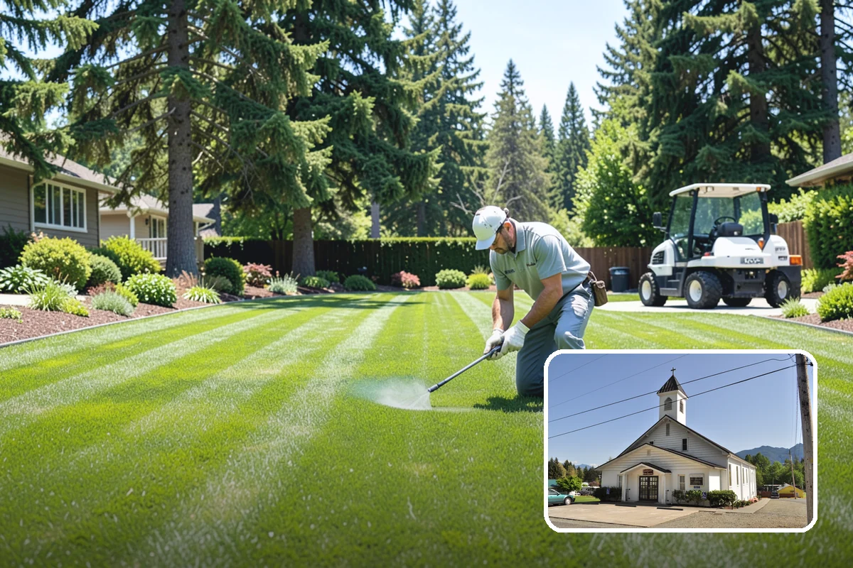 Grading for Drainage in Concrete, Skagit County, WA - Moves water away from the house