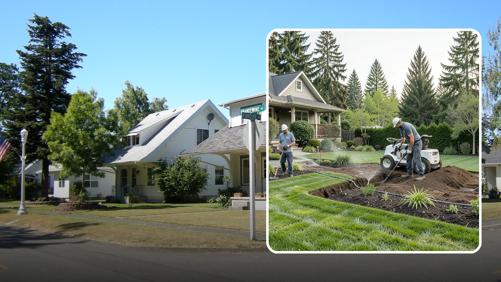 Grading for Drainage in DuPont, Pierce County, WA - Targeted grading that reshapes the ground to move water away from your home and eliminate wet spots.