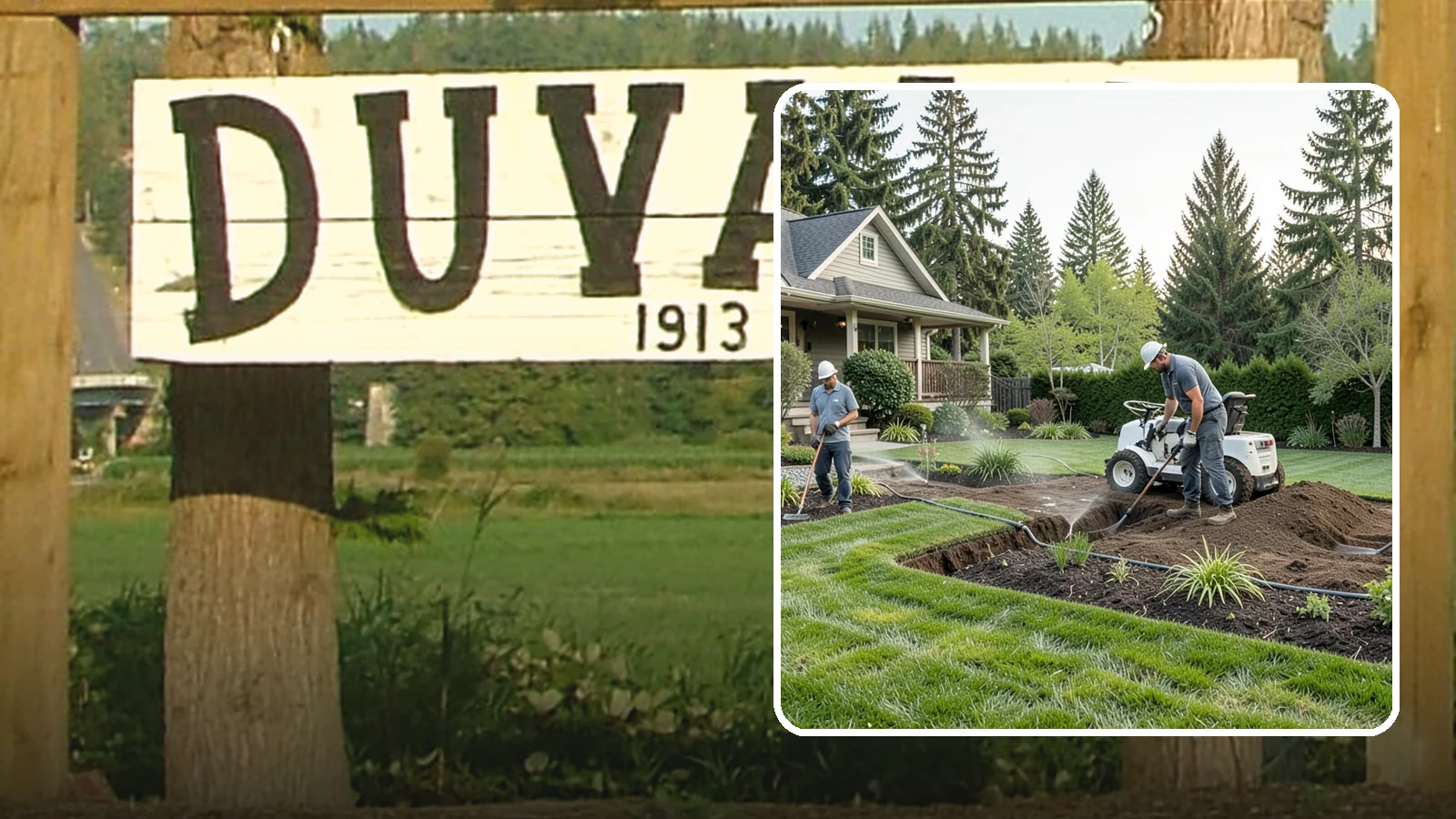 Grading for Drainage in Duvall, King County, WA - Targeted grading that reshapes the ground to move water away from your home and eliminate wet spots.