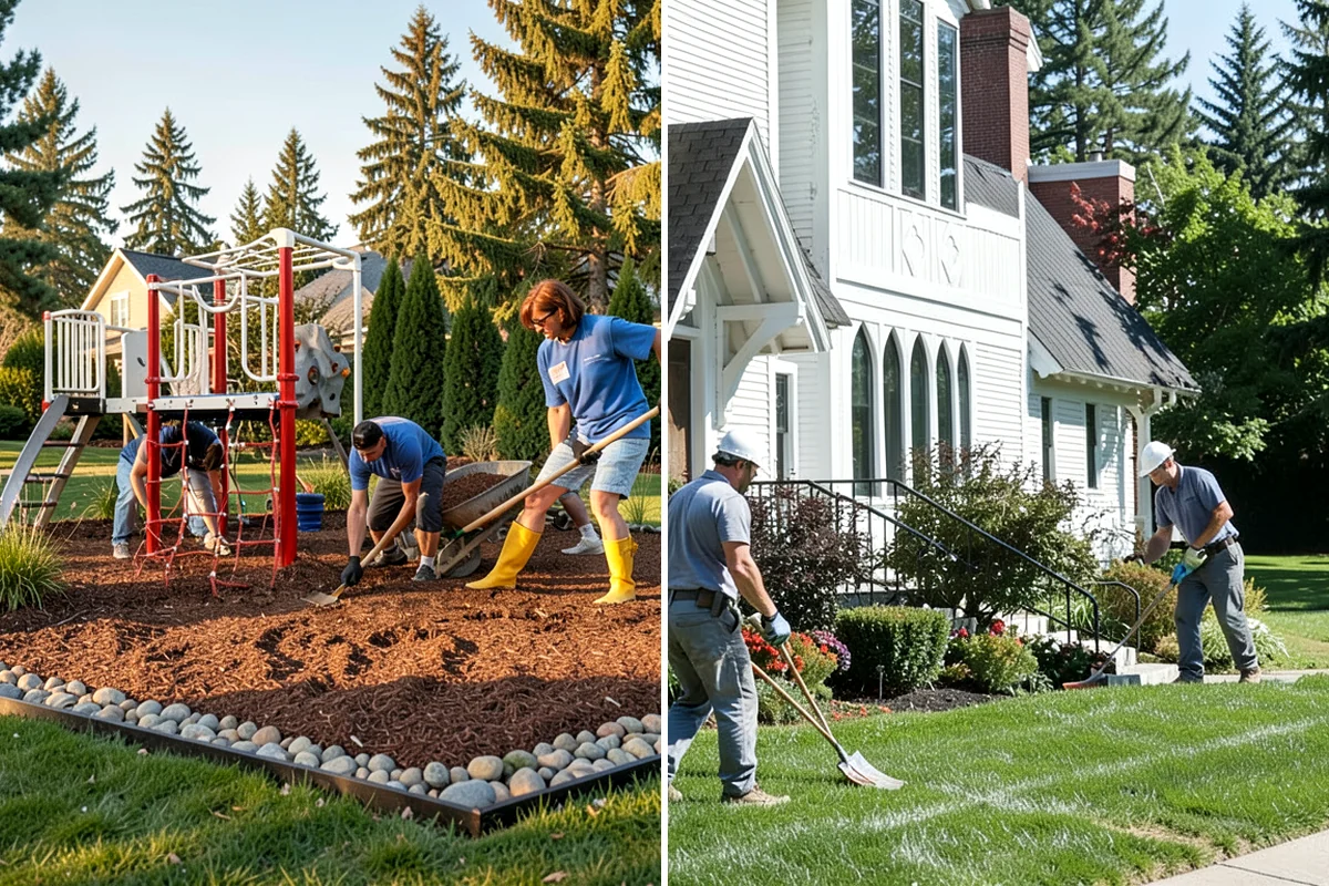 Grading for Drainage in Enumclaw, King County, WA - Assess water flow and problem areas
