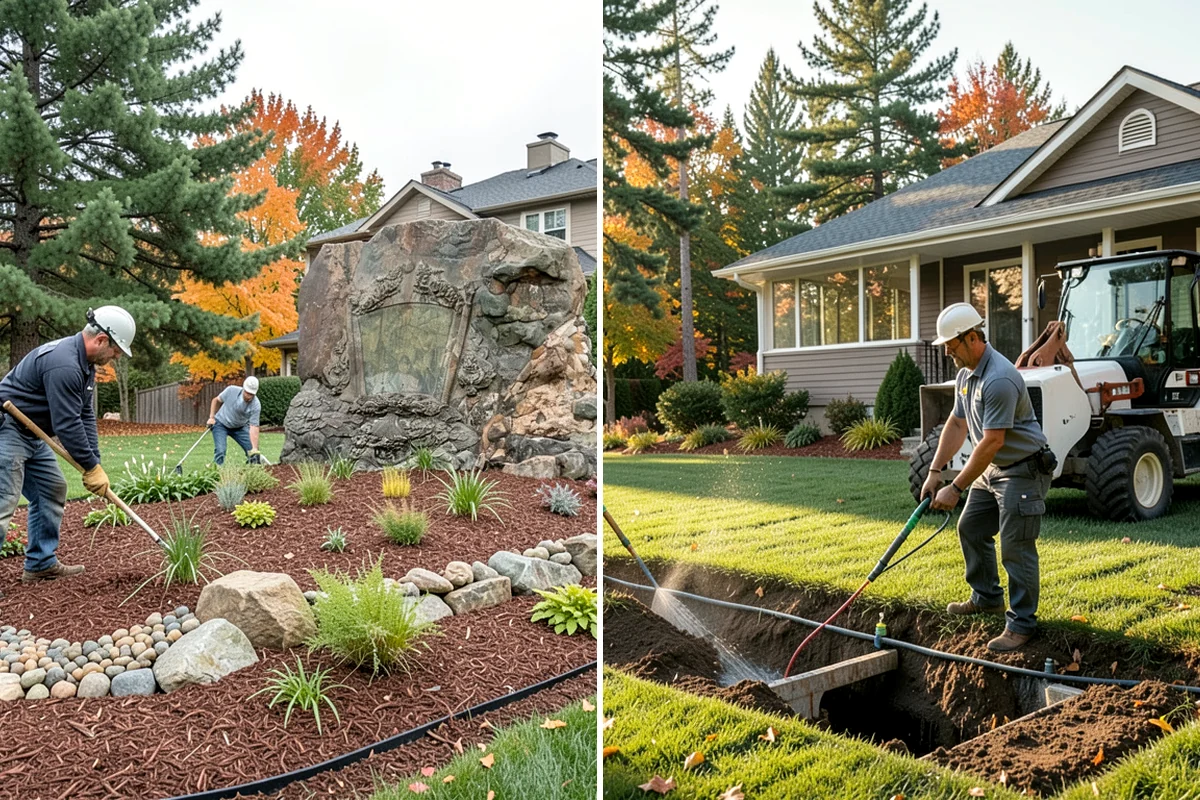 Grading for Drainage in Gig Harbor, Pierce County, WA - Assess water flow and problem areas