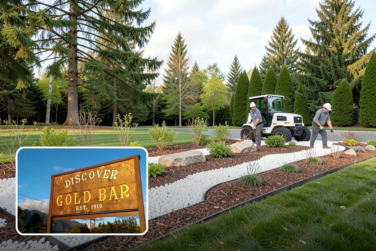 Grading for Drainage in Gold Bar, Snohomish County, WA - Moves water away from the house