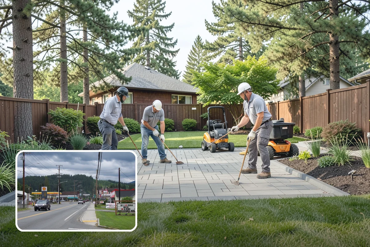 Grading for Drainage in Granite Falls, Snohomish County, WA - Moves water away from the house
