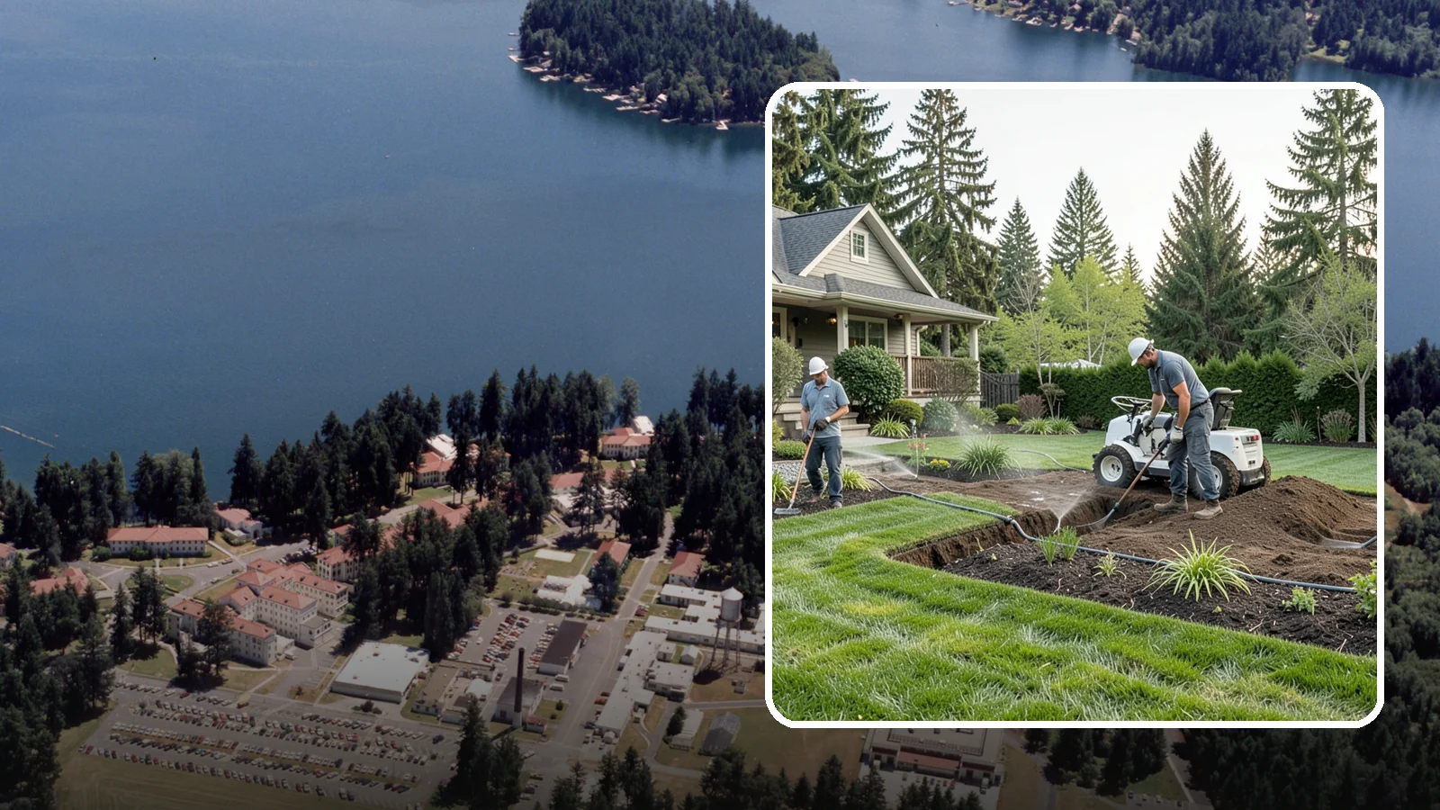 Grading for Drainage in Lakewood, Pierce County, WA - Targeted grading that reshapes the ground to move water away from your home and eliminate wet spots.