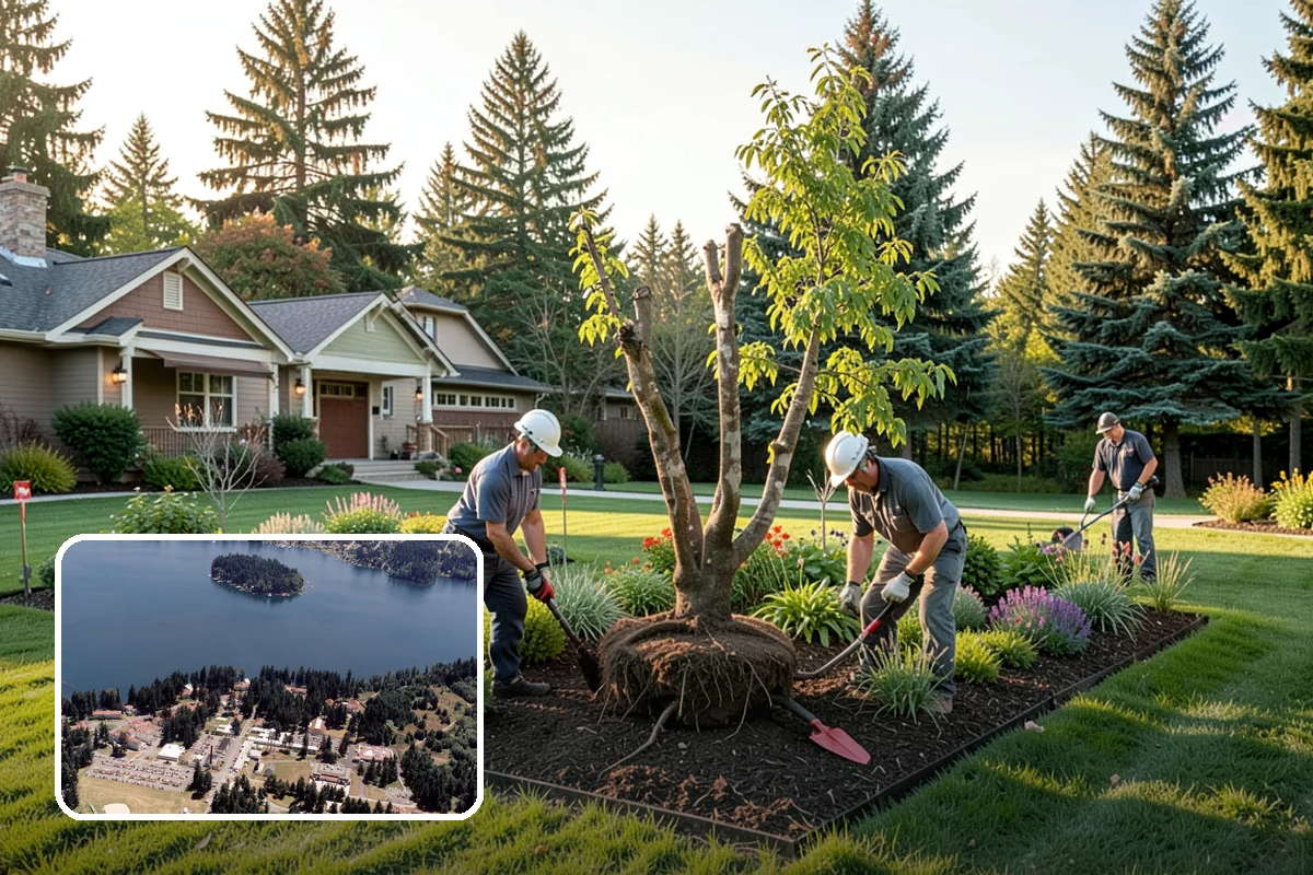 Grading for Drainage in Lakewood, Pierce County, WA - Moves water away from the house