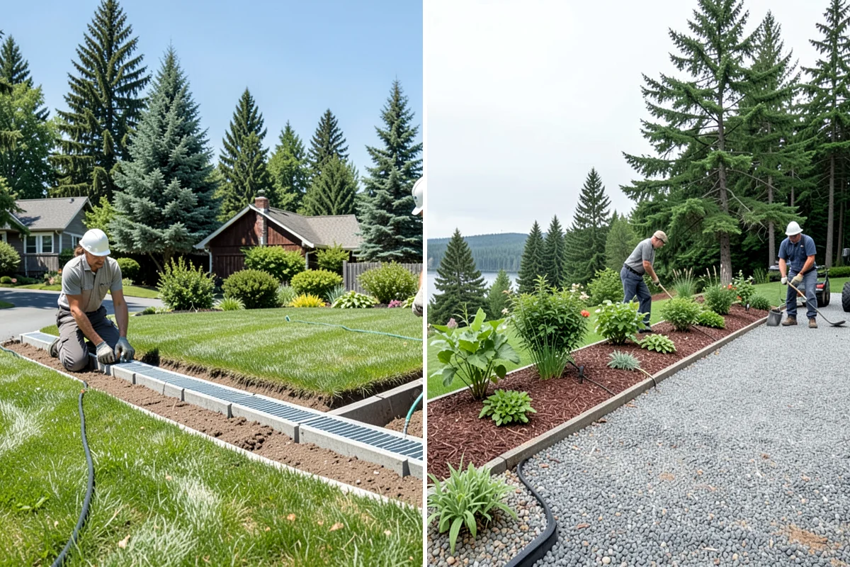 Grading for Drainage in Lyman, Skagit County, WA - Assess water flow and problem areas