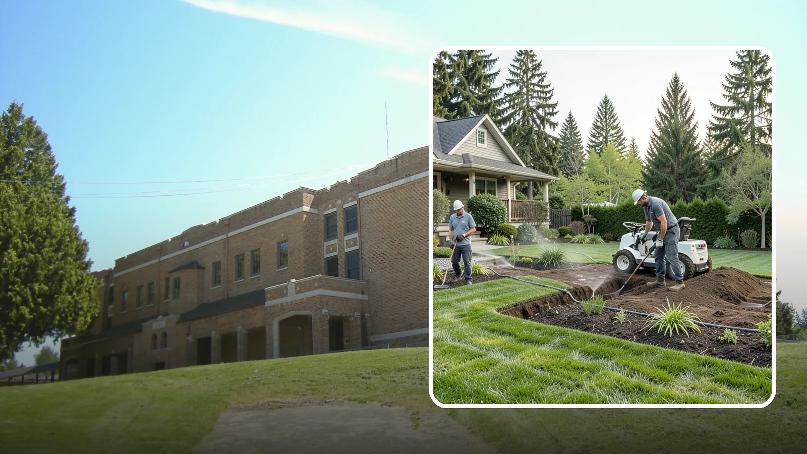 Grading for Drainage in Maple Valley, King County, WA - Targeted grading that reshapes the ground to move water away from your home and eliminate wet spots.