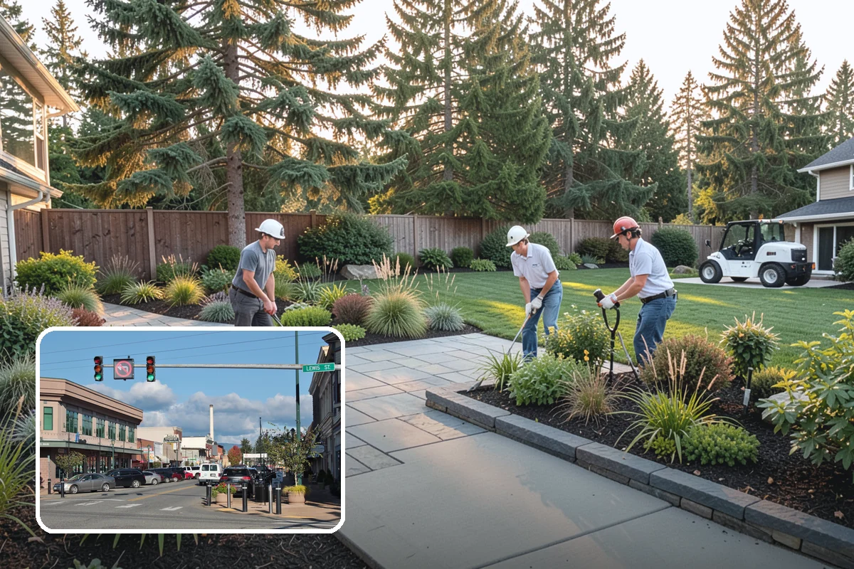 Grading for Drainage in Monroe, Snohomish County, WA - Moves water away from the house