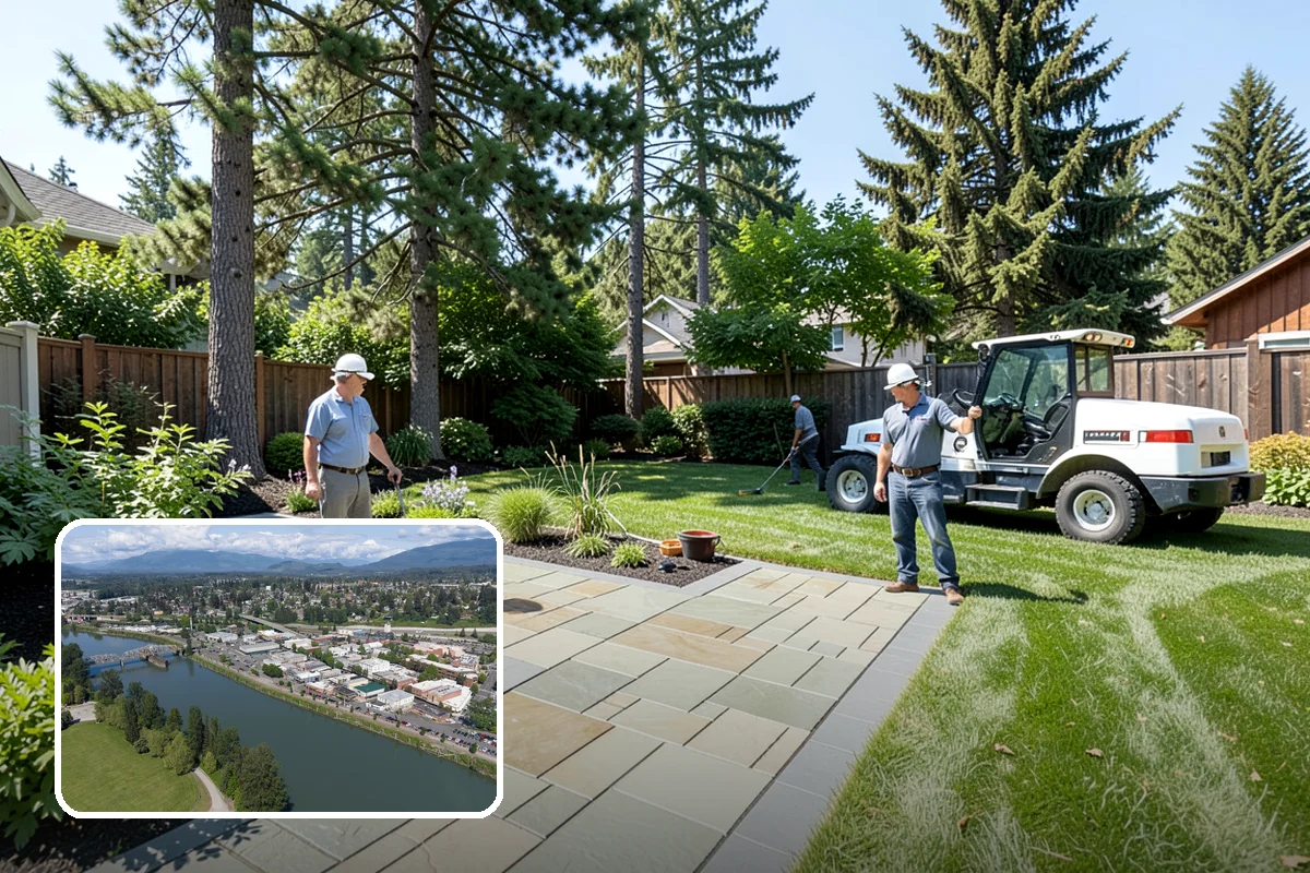 Grading for Drainage in Mount Vernon, Skagit County, WA - Moves water away from the house