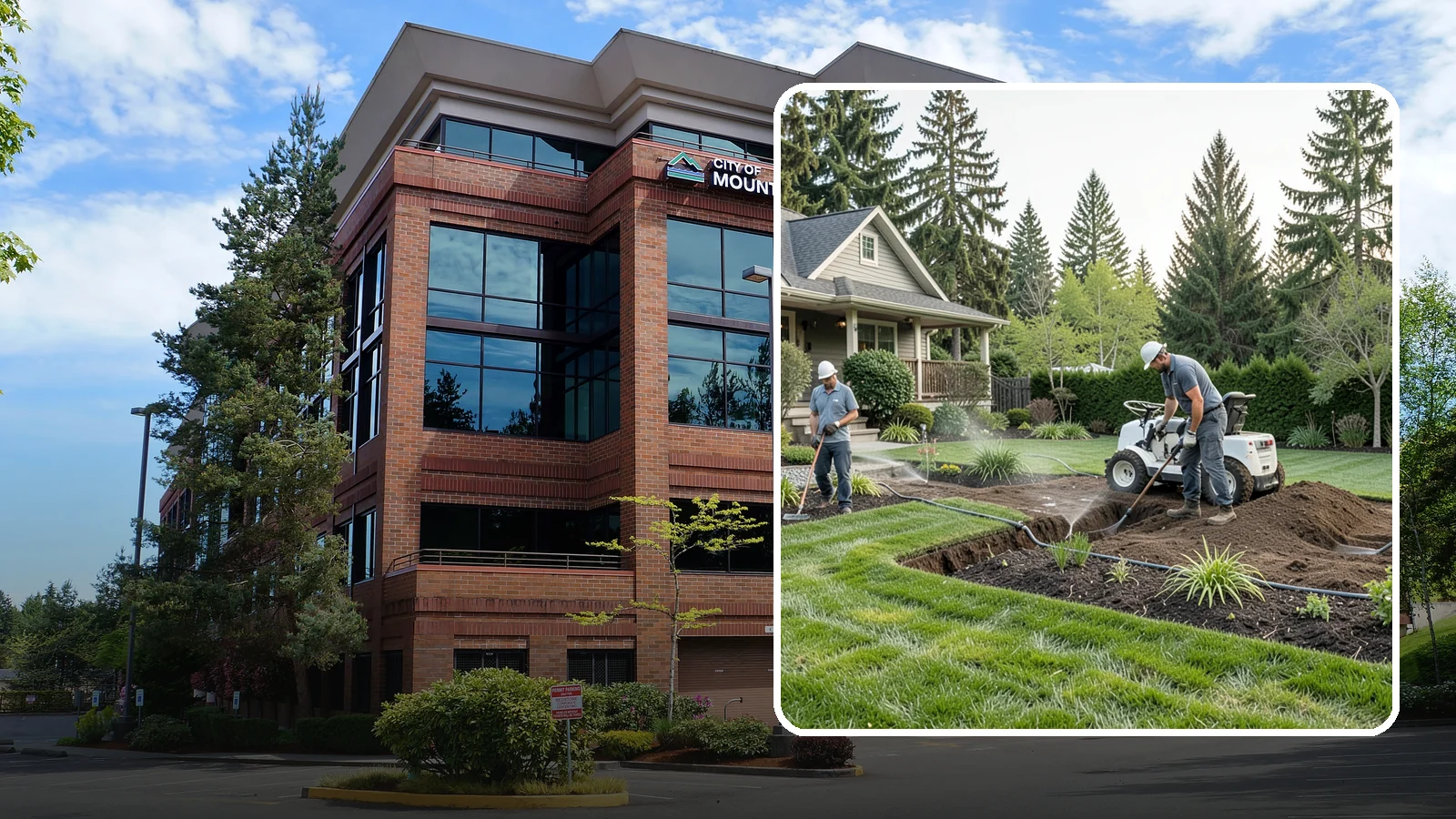 Grading for Drainage in Mountlake Terrace, Snohomish County, WA - Targeted grading that reshapes the ground to move water away from your home and eliminate wet spots.