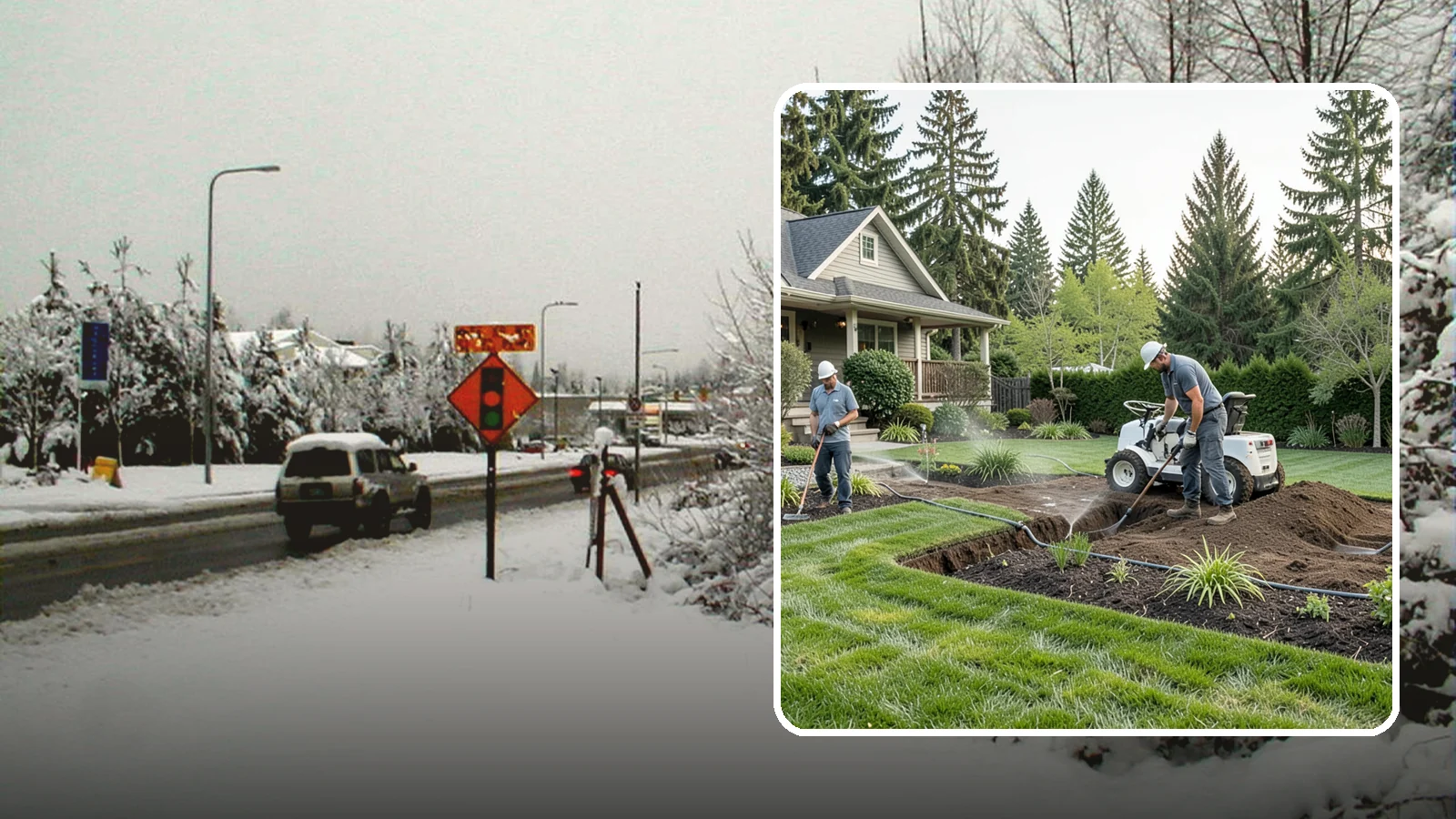 Grading for Drainage in Newcastle, King County, WA - Targeted grading that reshapes the ground to move water away from your home and eliminate wet spots.