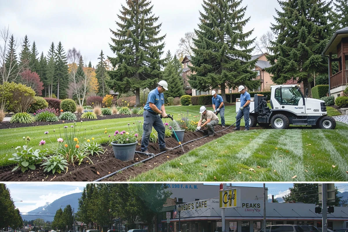 Grading for Drainage in North Bend, King County, WA - Best done in drier conditions.