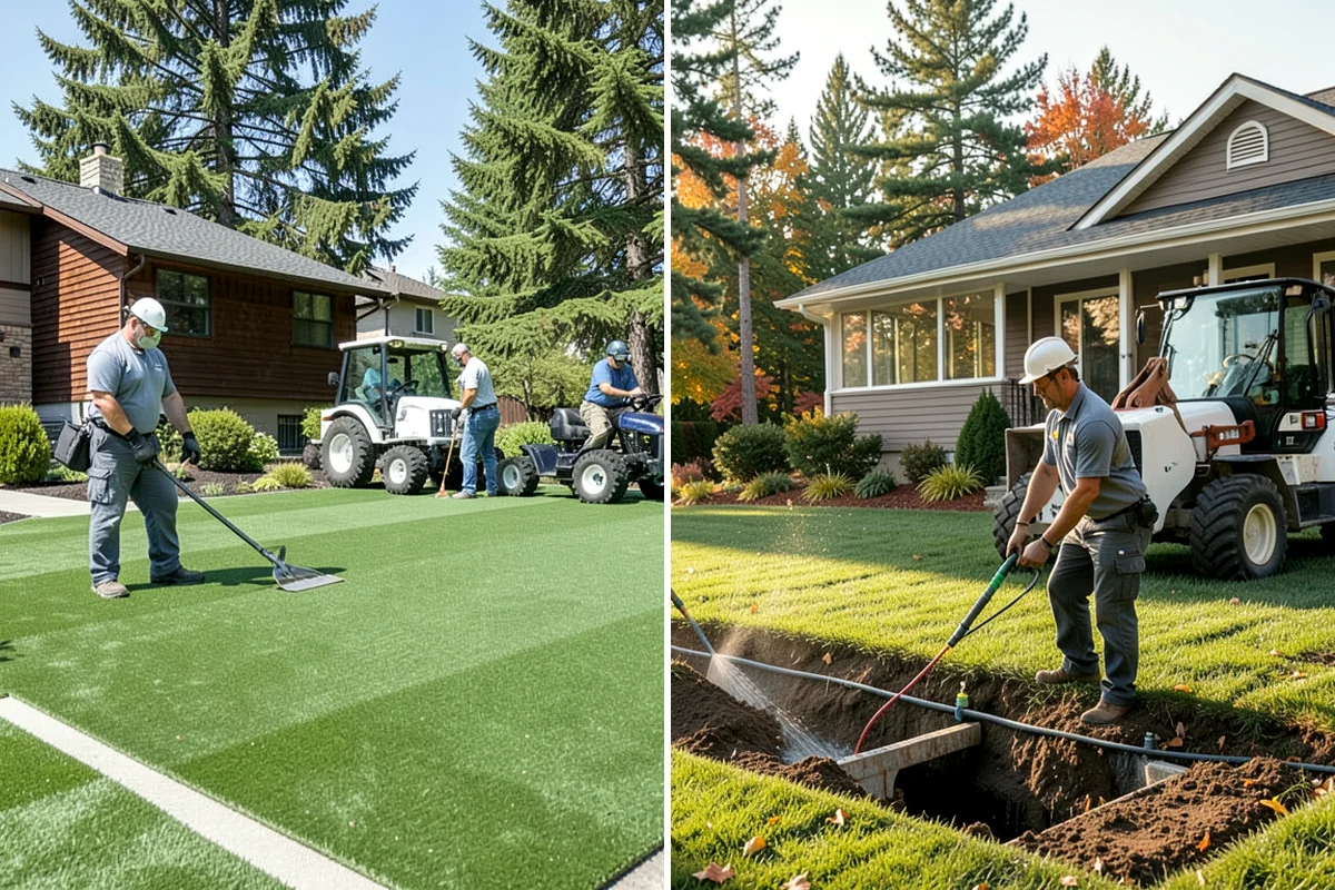 Grading for Drainage in Puyallup, Pierce County, WA - Assess water flow and problem areas