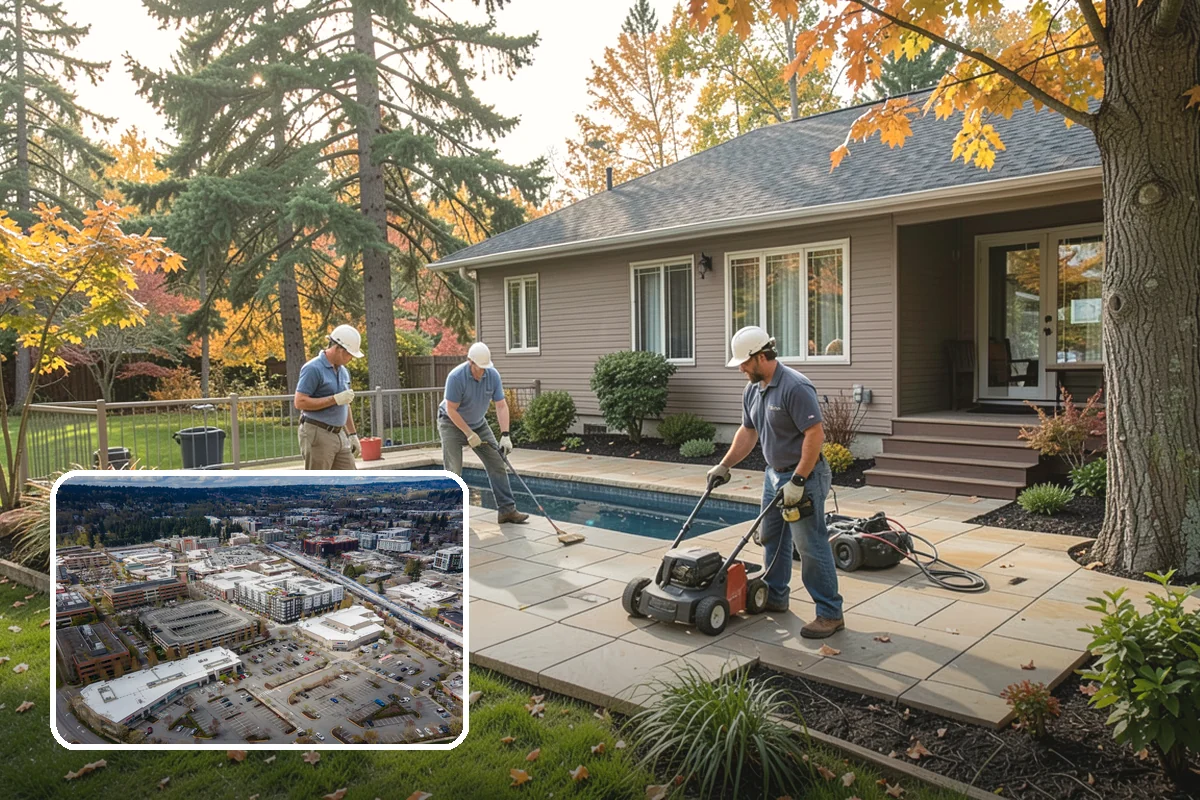 Grading for Drainage in Redmond, King County, WA - Moves water away from the house