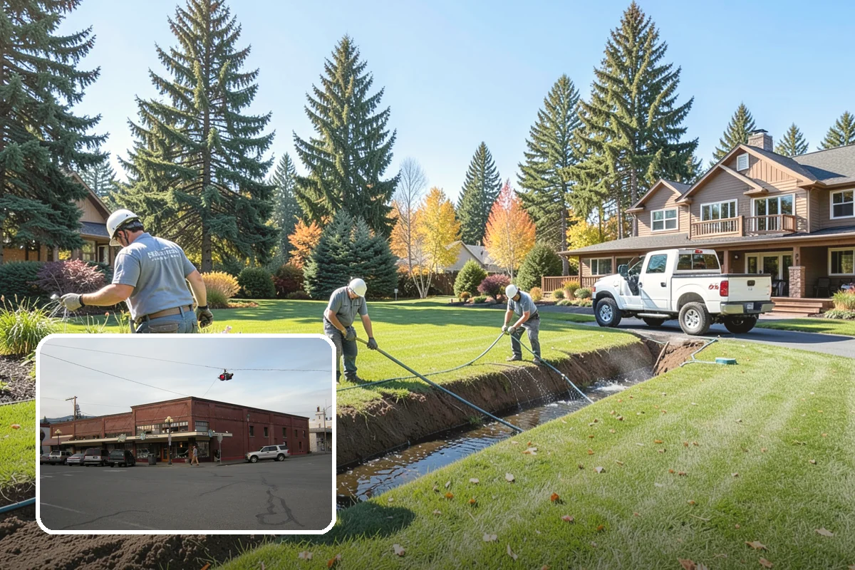 Grading for Drainage in Sedro-Woolley, Skagit County, WA - Moves water away from the house