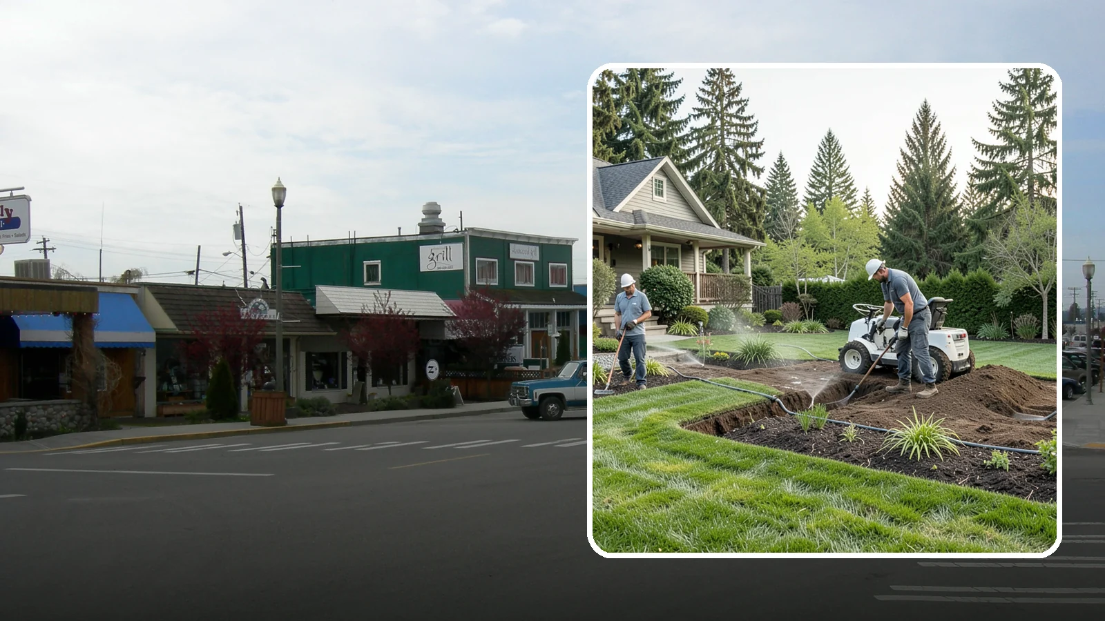 Grading for Drainage in Stanwood, Snohomish County, WA - Targeted grading that reshapes the ground to move water away from your home and eliminate wet spots.